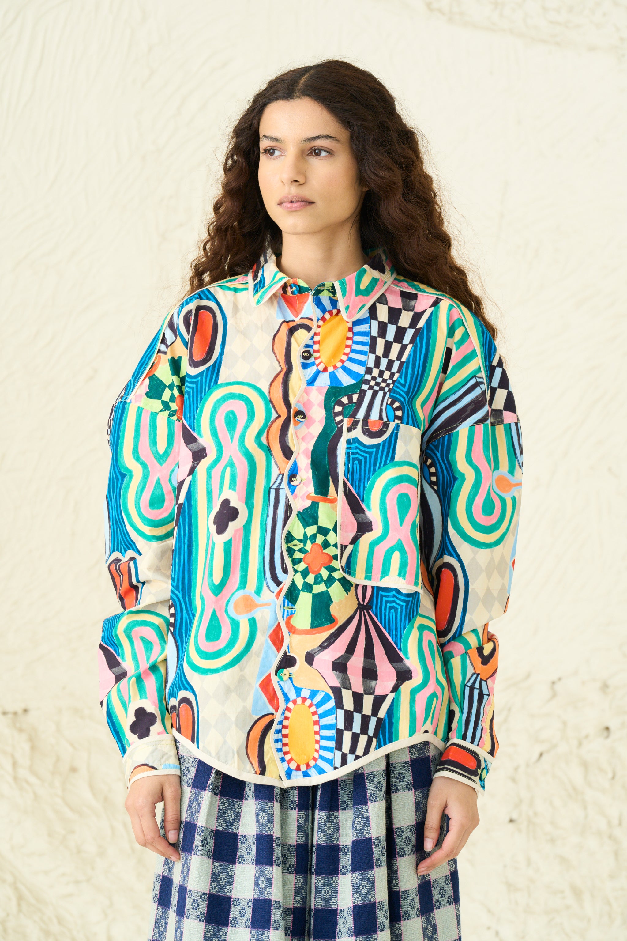STUDIO SHIRT | MOROCCO PRINT