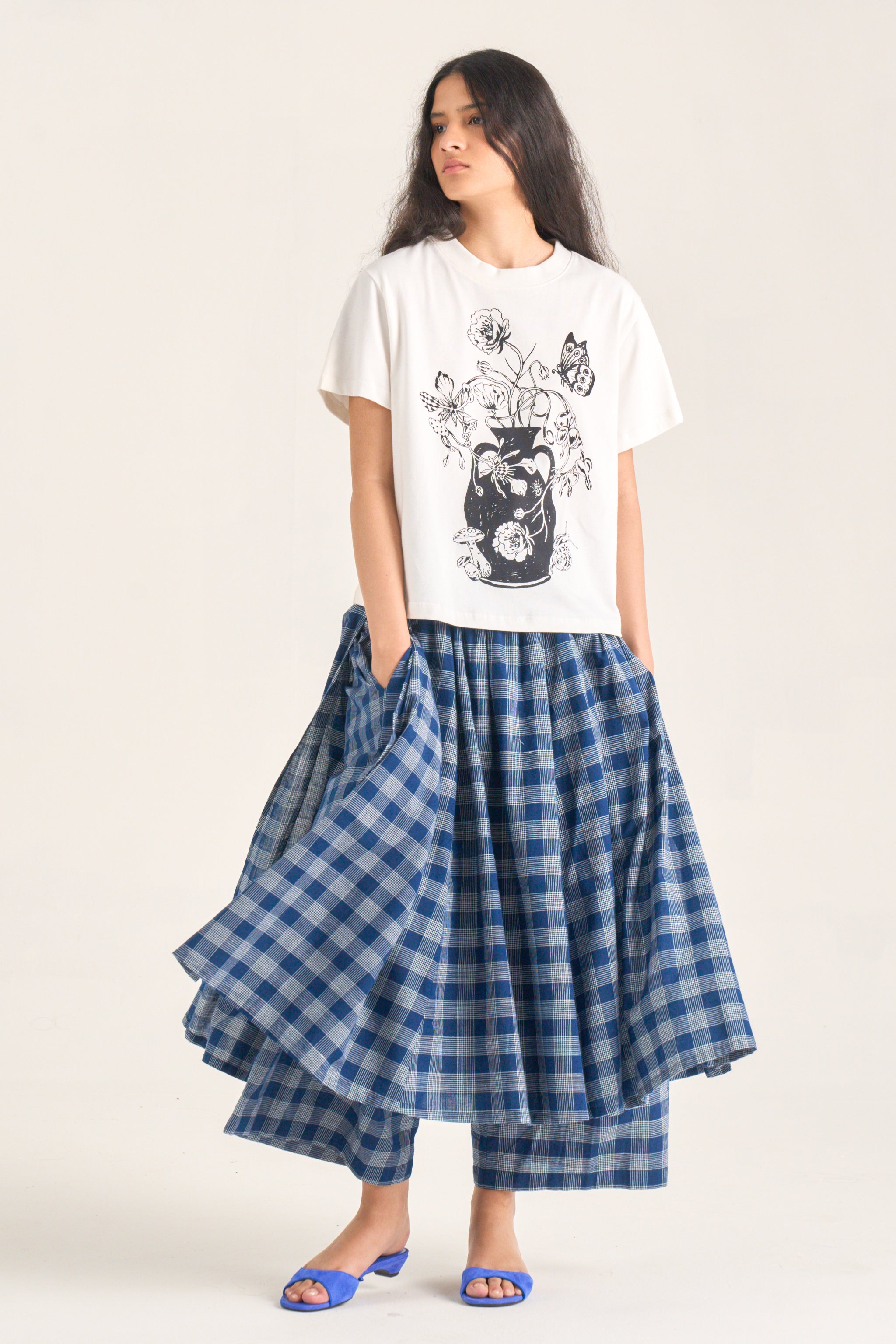 RUE PANTS | SAILOR CHEX