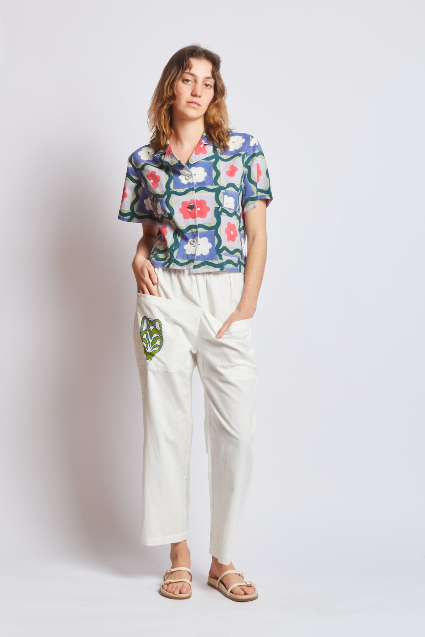 PHOEBE PANTS | POTTERY PRINT
