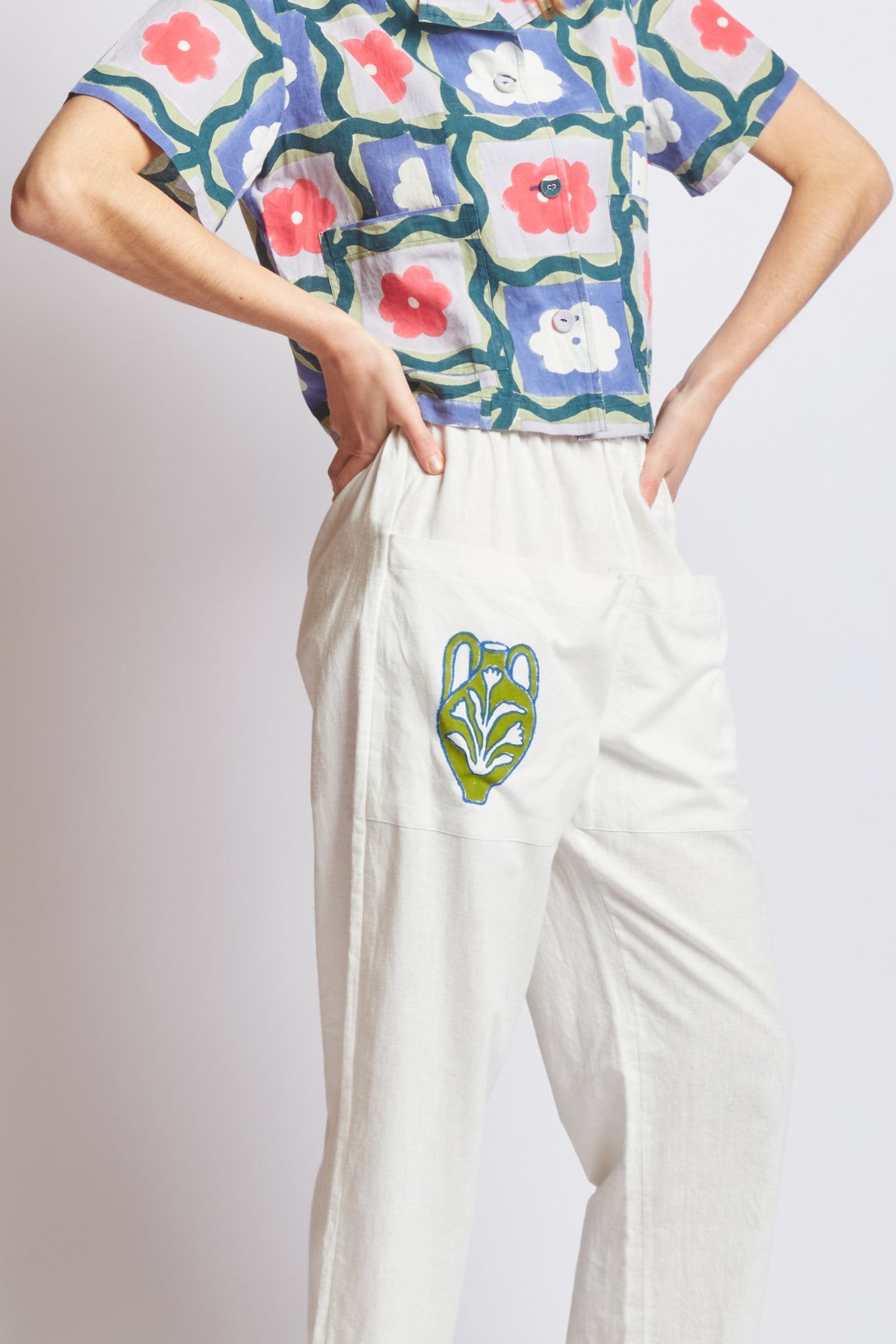 PHOEBE PANTS | POTTERY PRINT