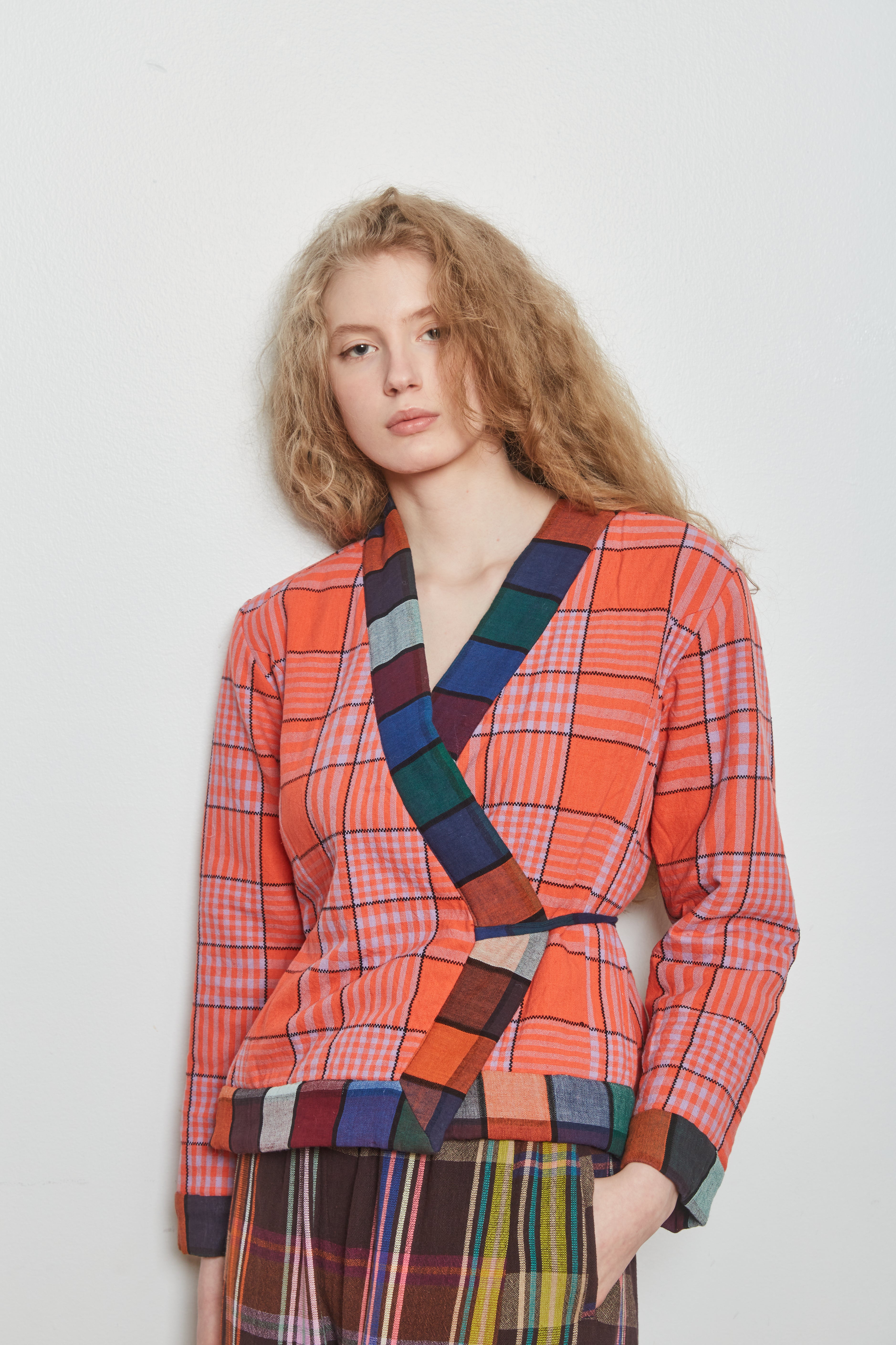 MIRAGE JACKET | MONO CHEX X HIBISCUS GRID