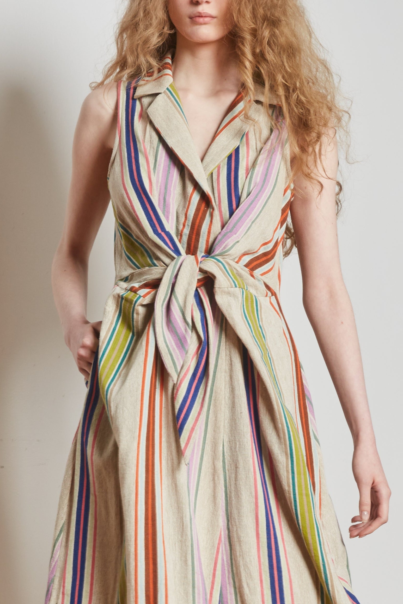 EMILY DRESS | KULFI STRIPES
