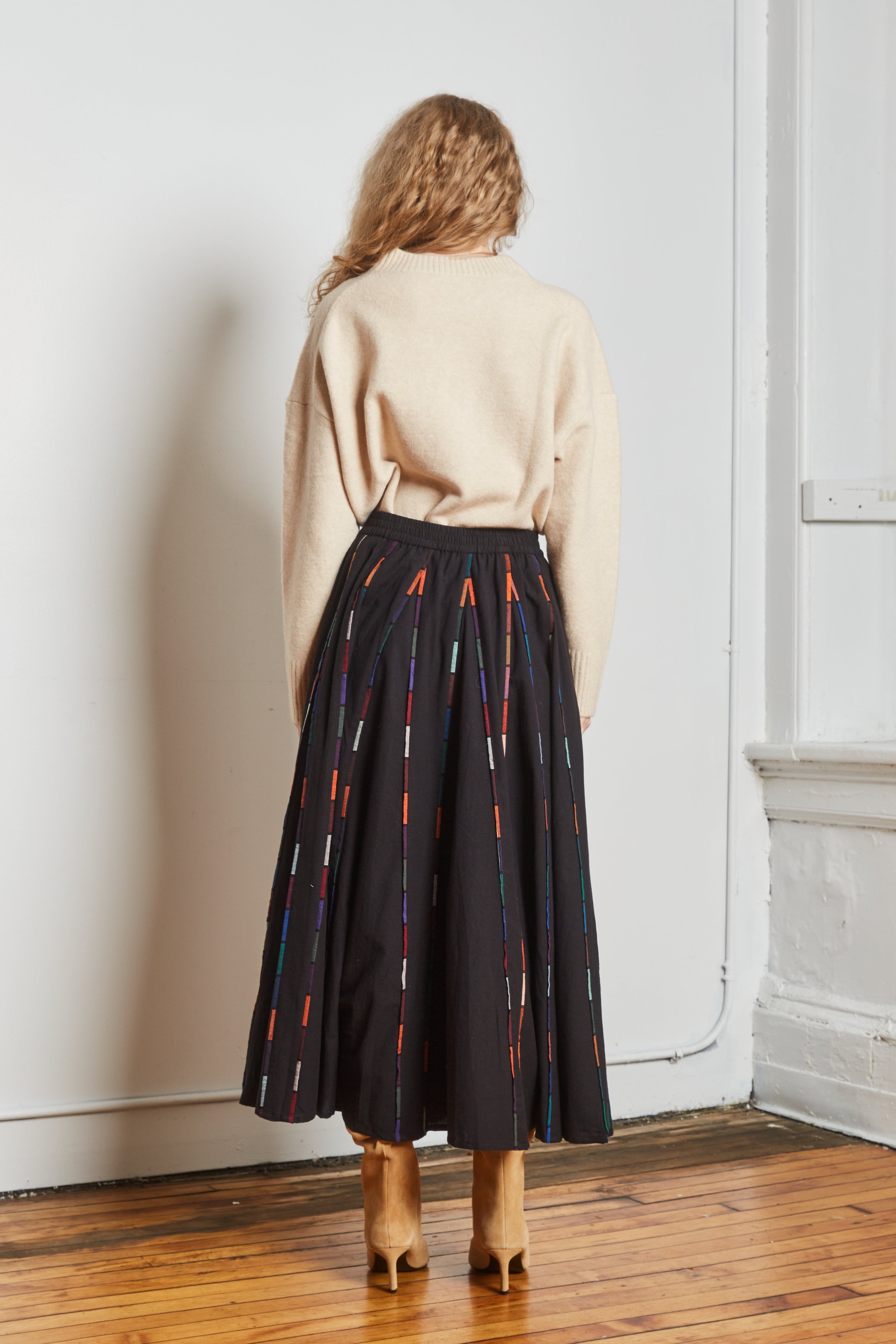 KATE SKIRT | NOIR MULTI
