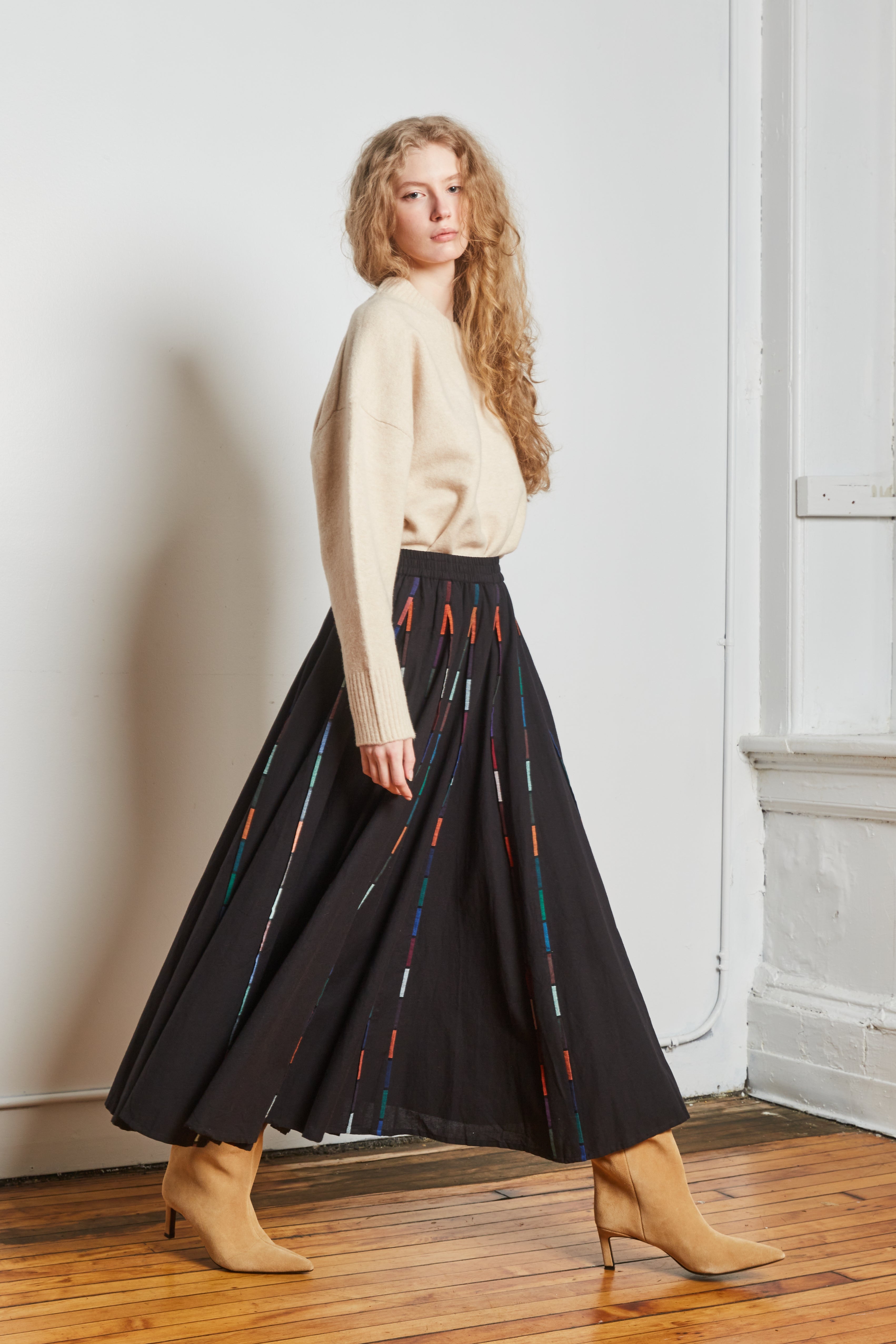 KATE SKIRT | NOIR MULTI