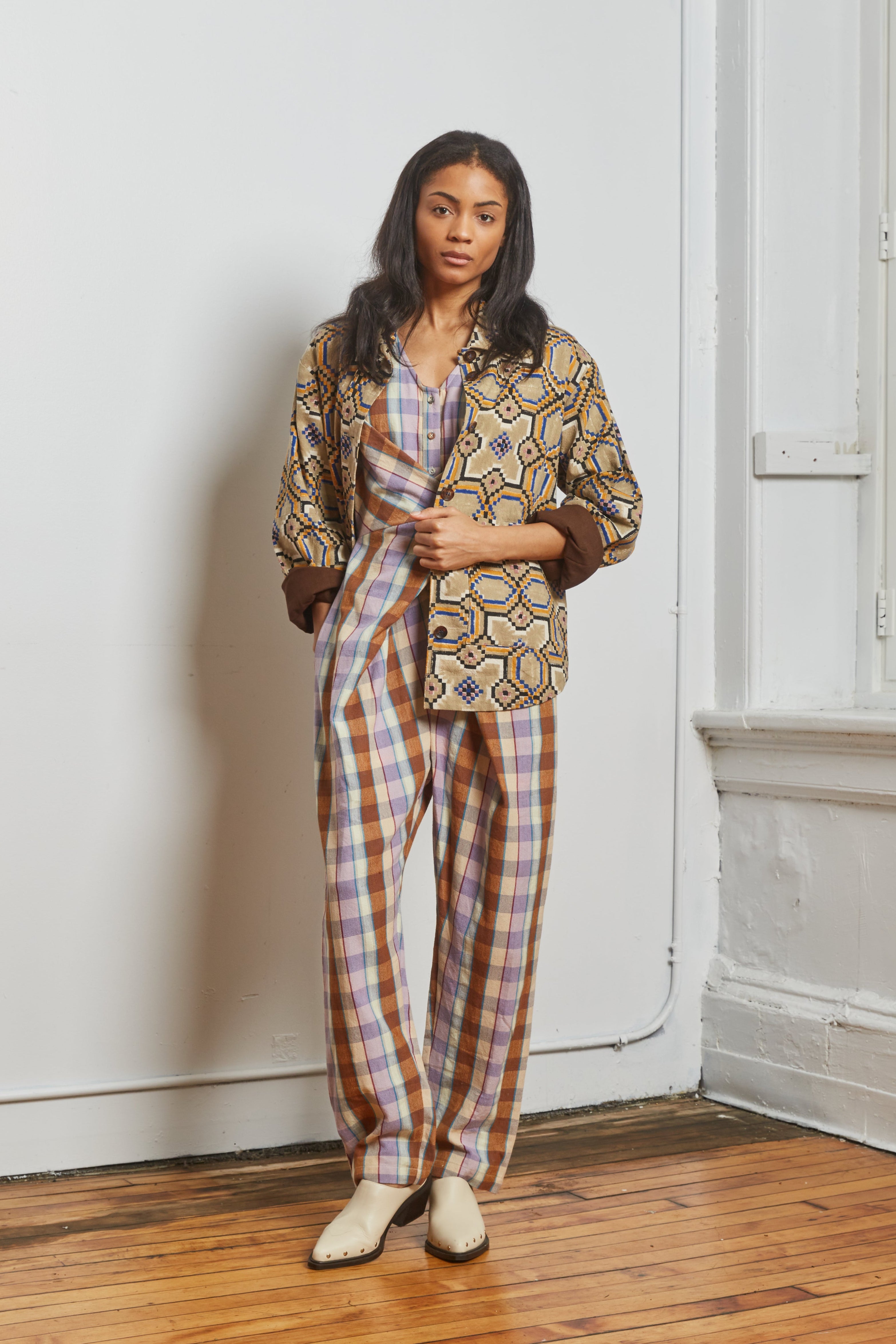 BODHI JACKET | COURTYARD PRINT