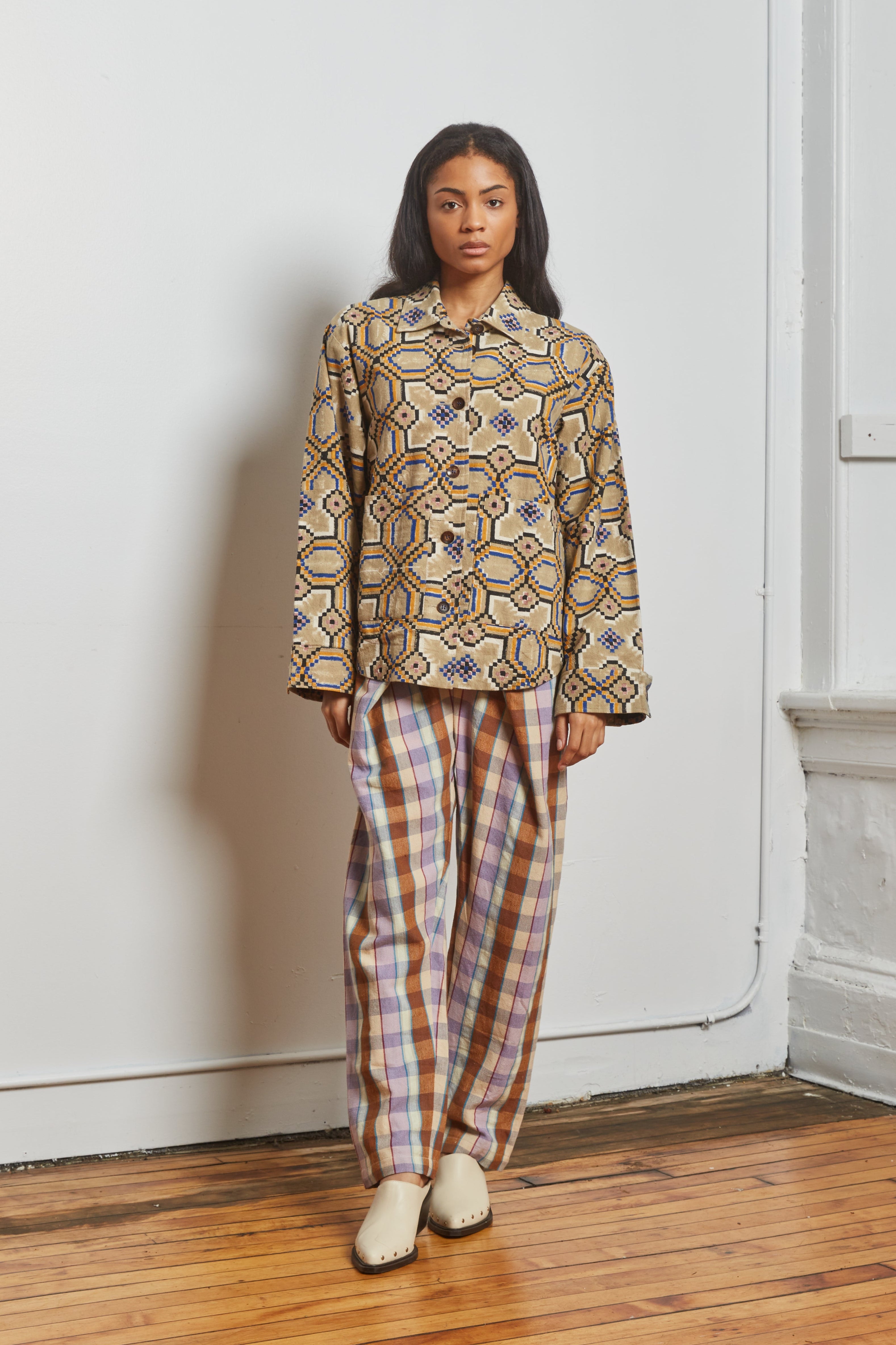BODHI JACKET | COURTYARD PRINT
