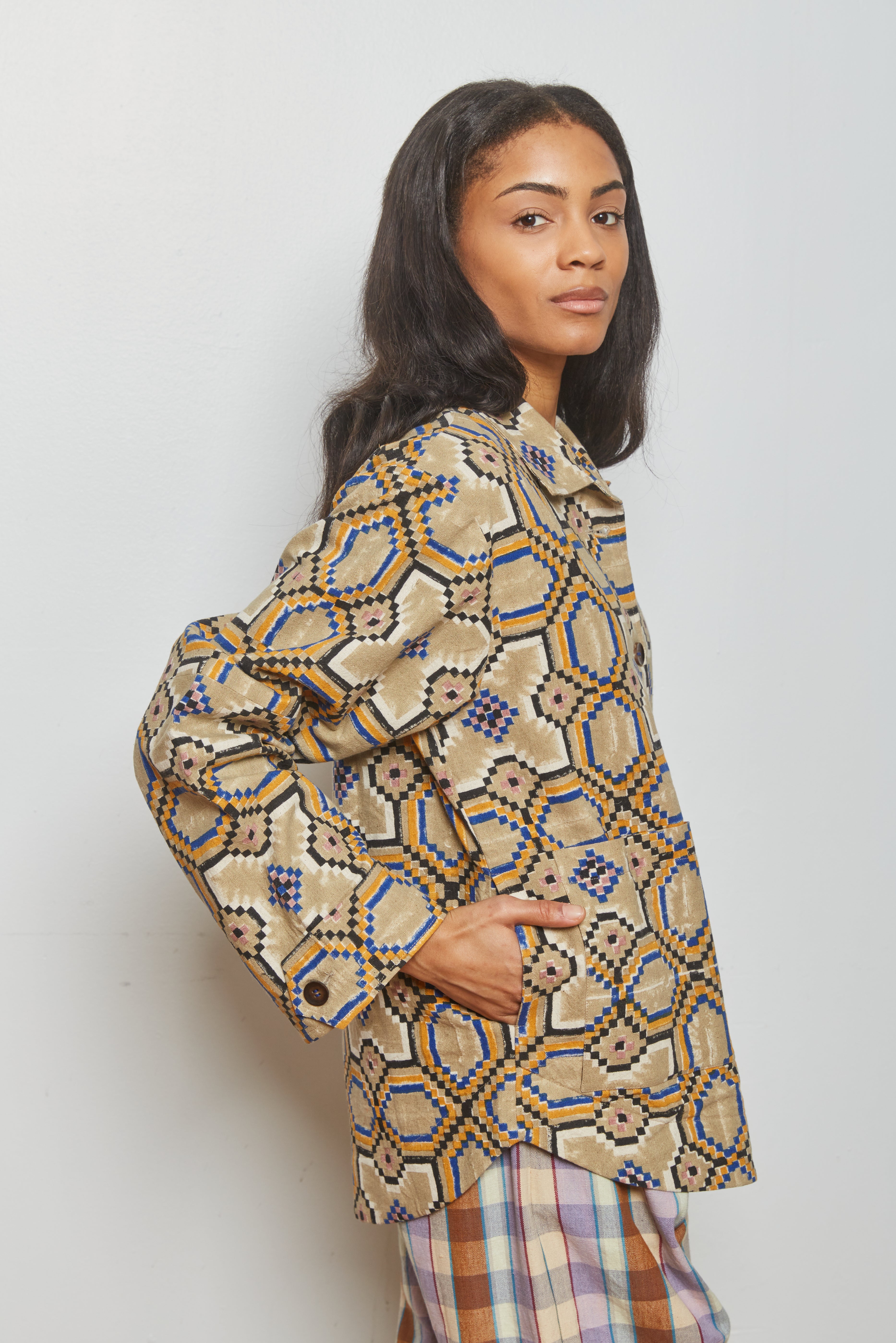 BODHI JACKET | COURTYARD PRINT