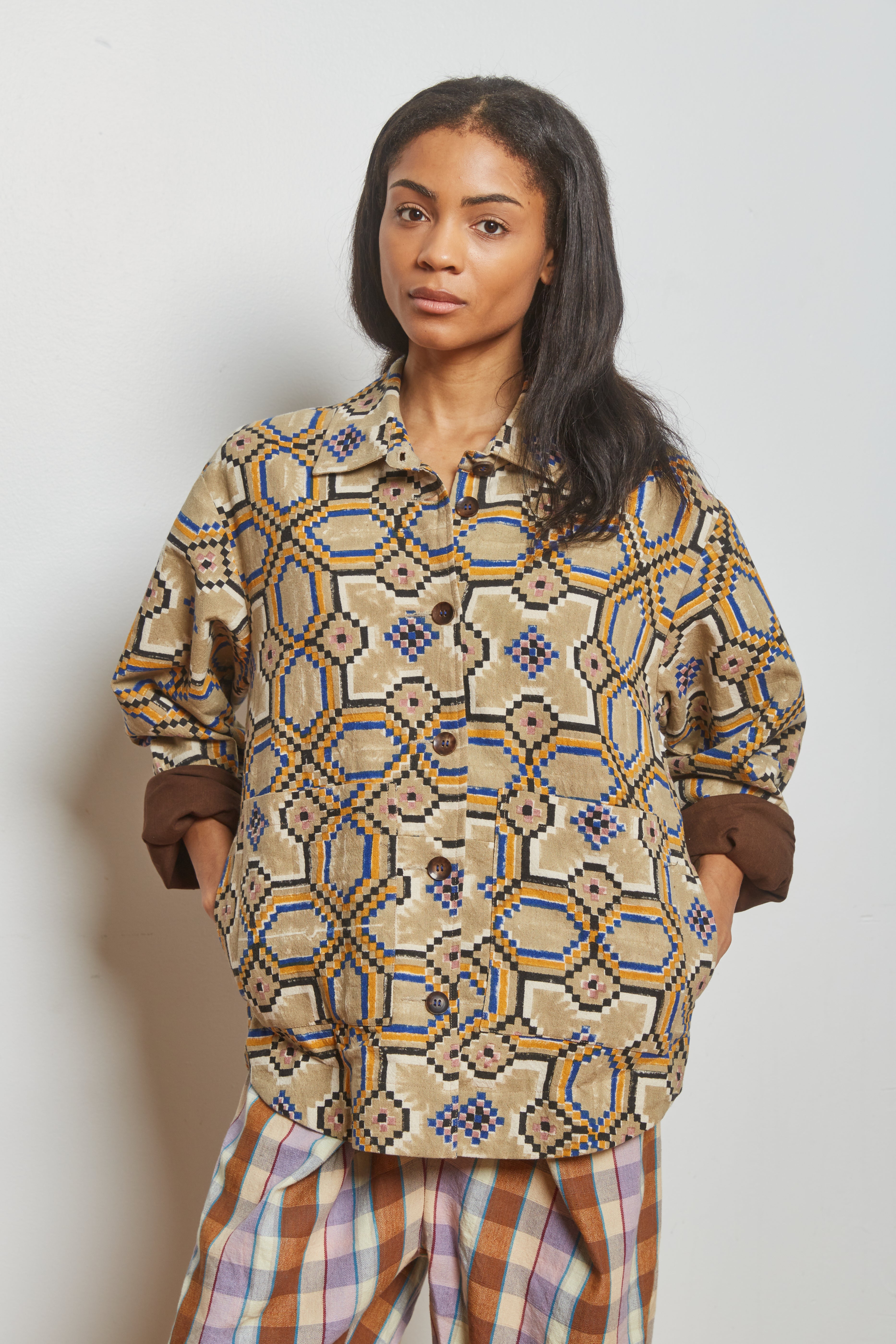 BODHI JACKET | COURTYARD PRINT