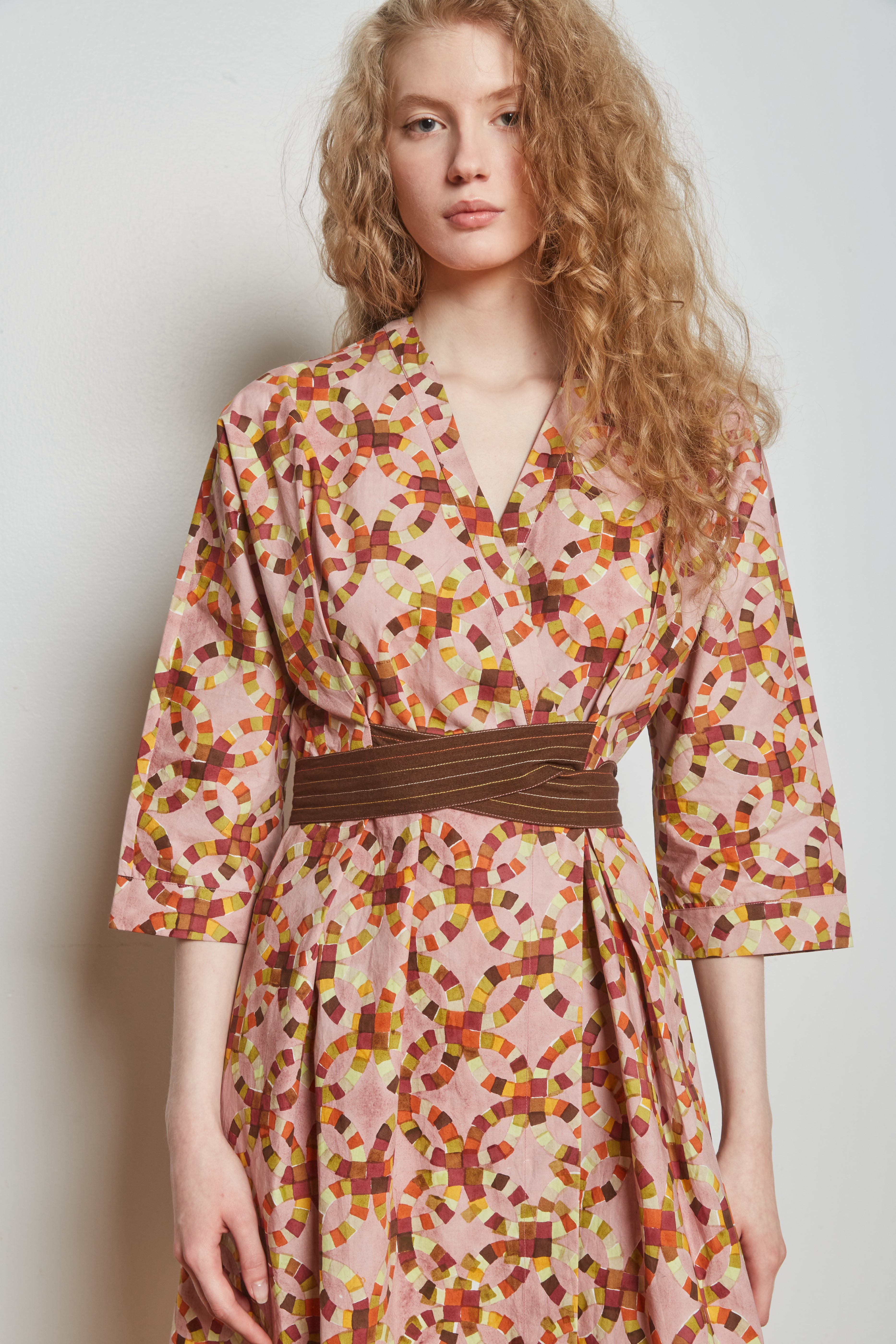 NOVA WRAP DRESS | HALO PRINT