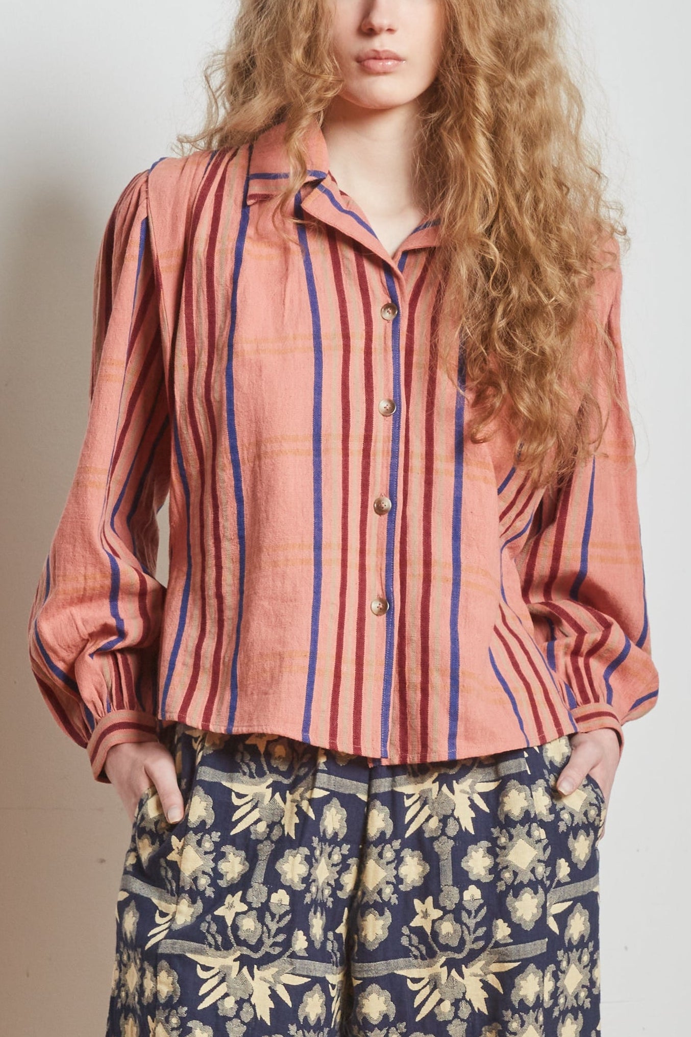 BEDFORD BLOUSE | ROSE CHEX