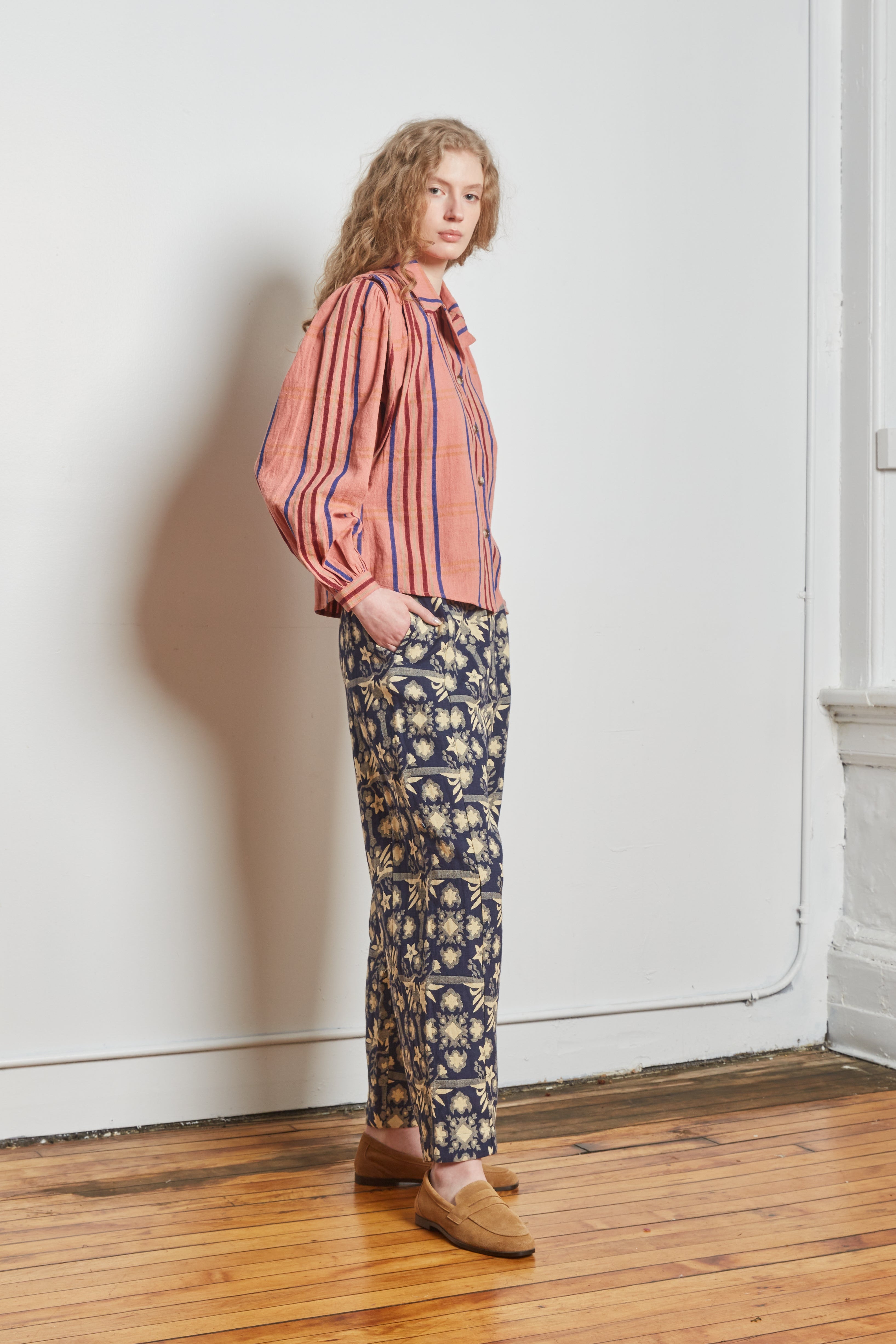 BEDFORD BLOUSE | ROSE CHEX