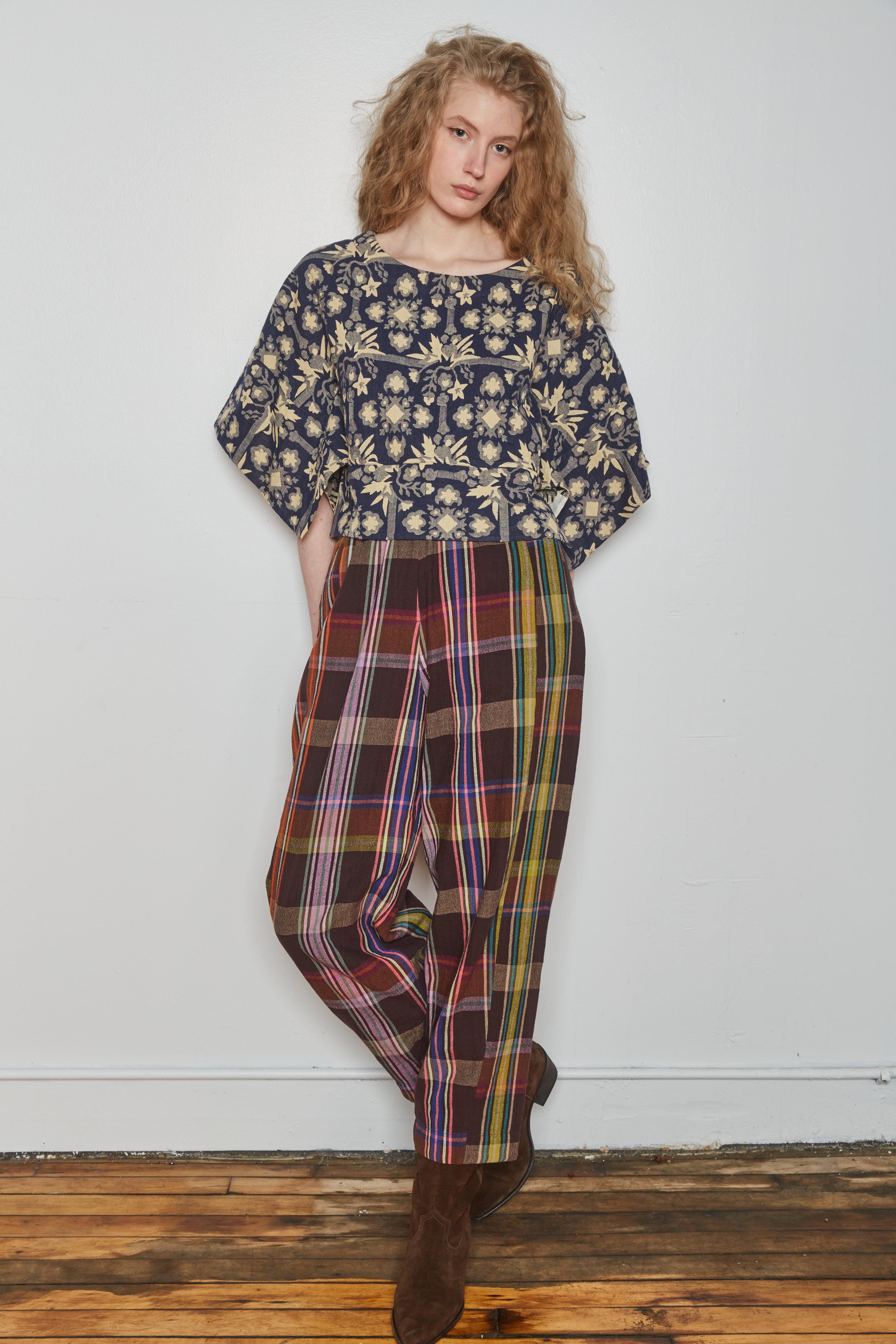MIRA TOP | BOUQUET JACQUARD
