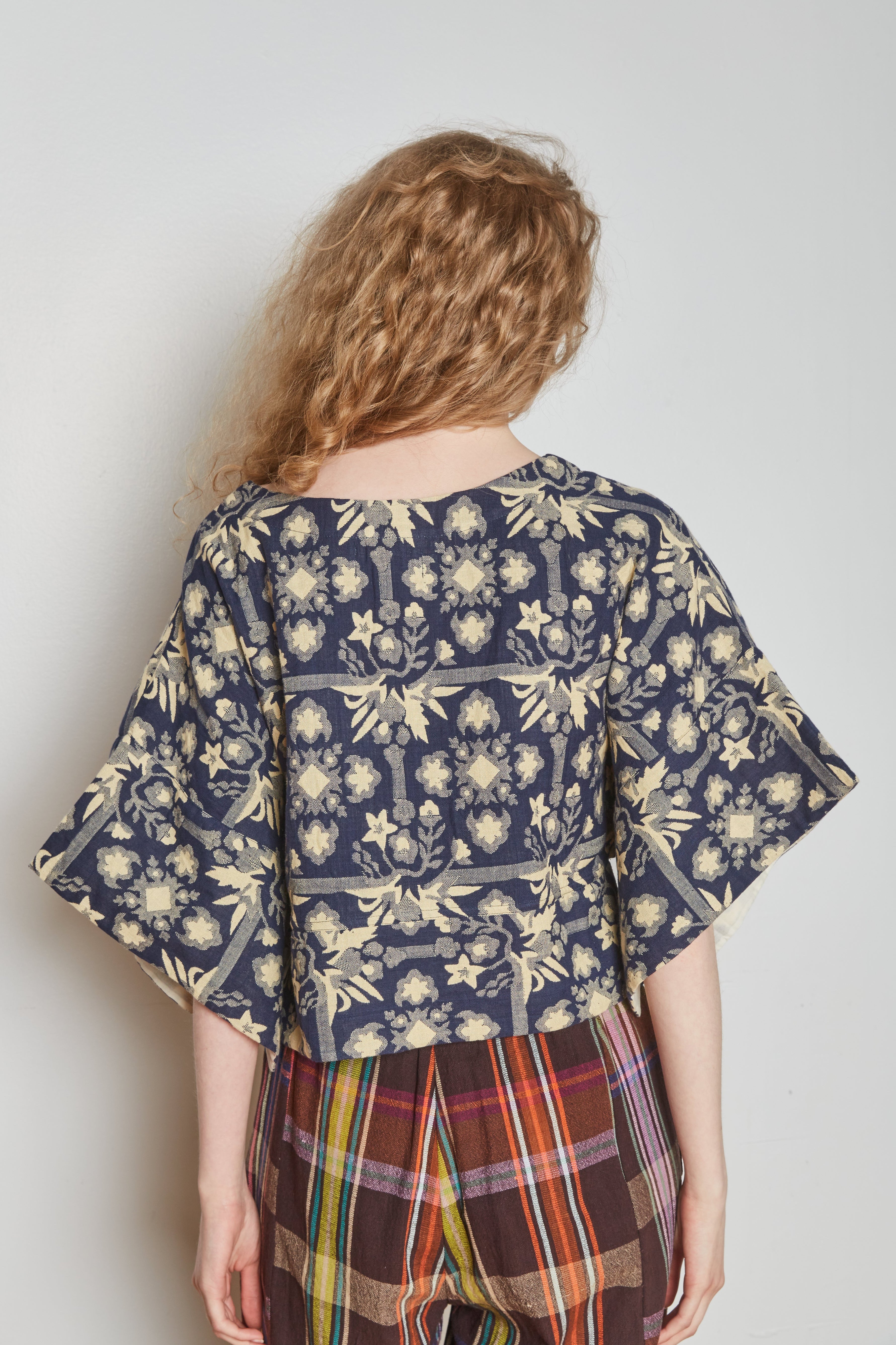 MIRA TOP | BOUQUET JACQUARD