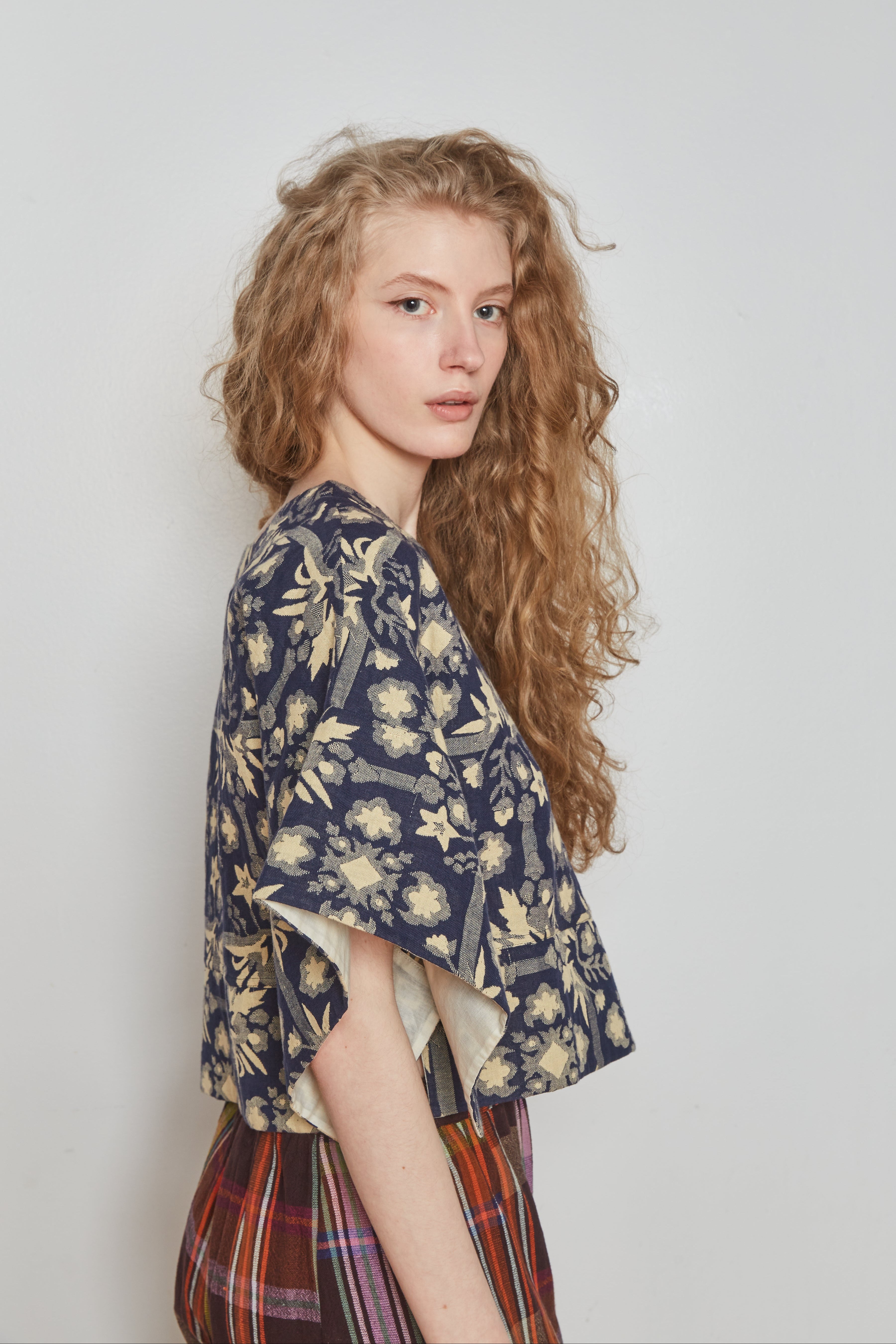 MIRA TOP | BOUQUET JACQUARD