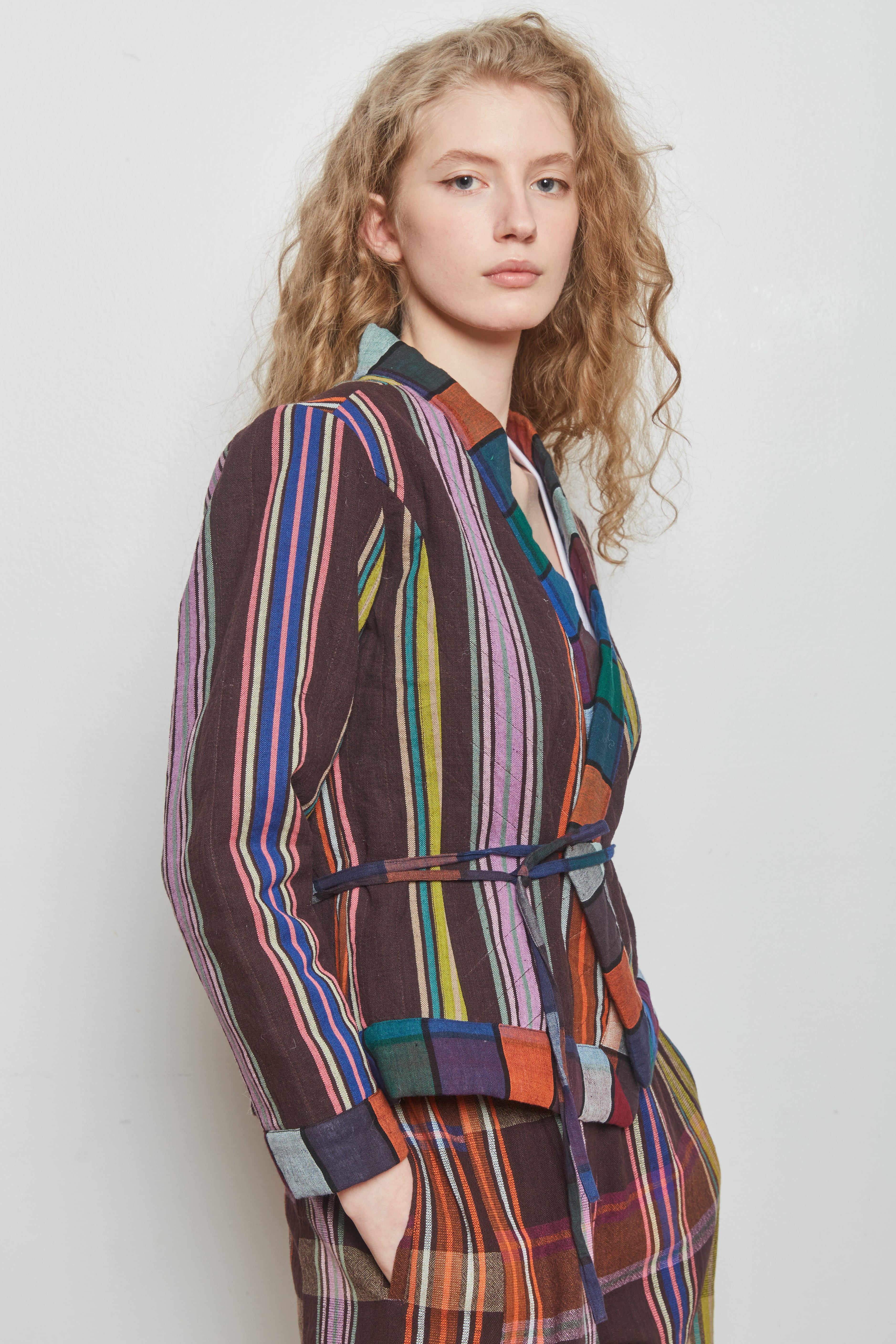 MIRAGE JACKET | MONO CHEX X HIBISCUS GRID