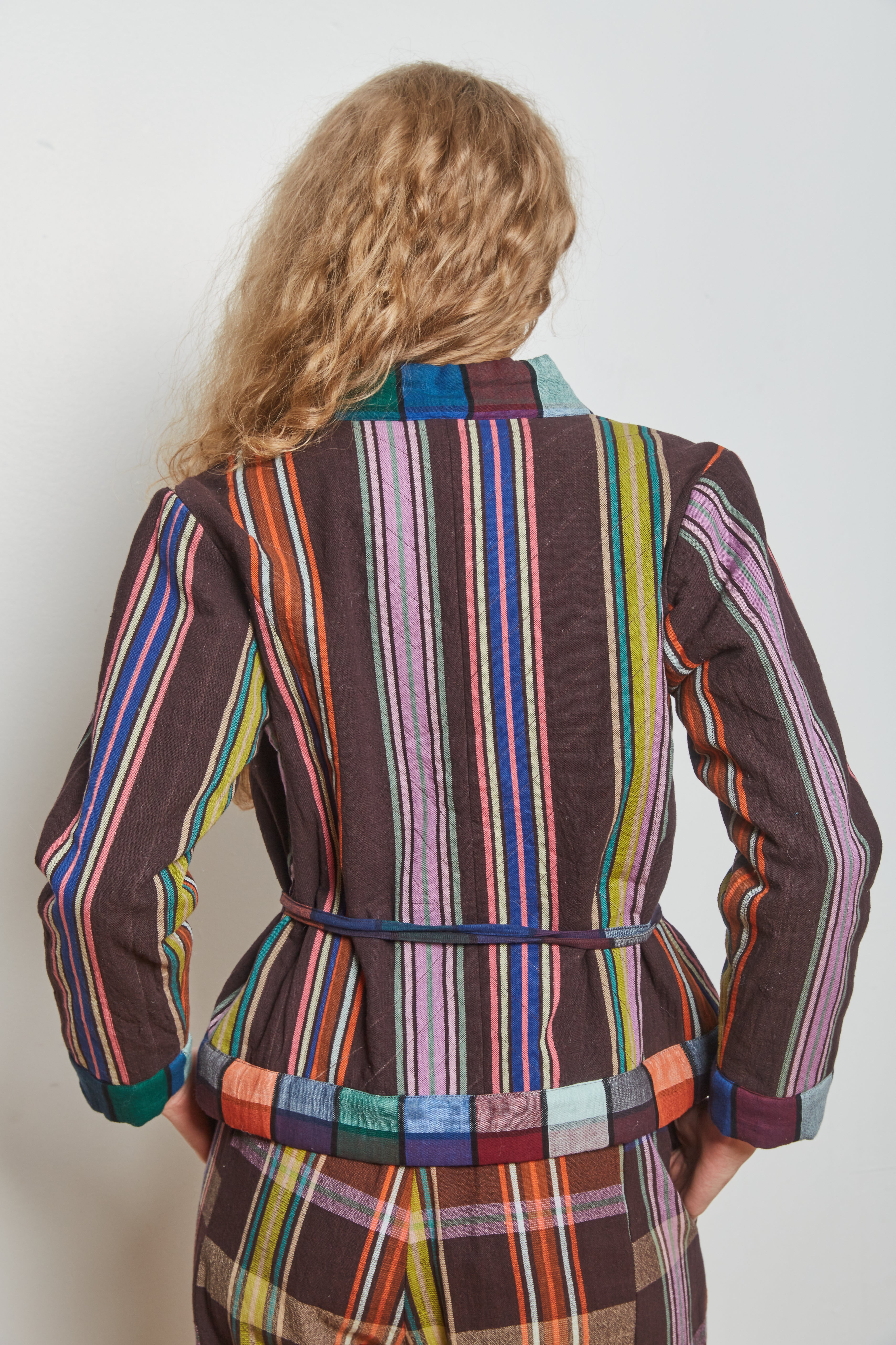 MIRAGE JACKET | MONO CHEX X HIBISCUS GRID