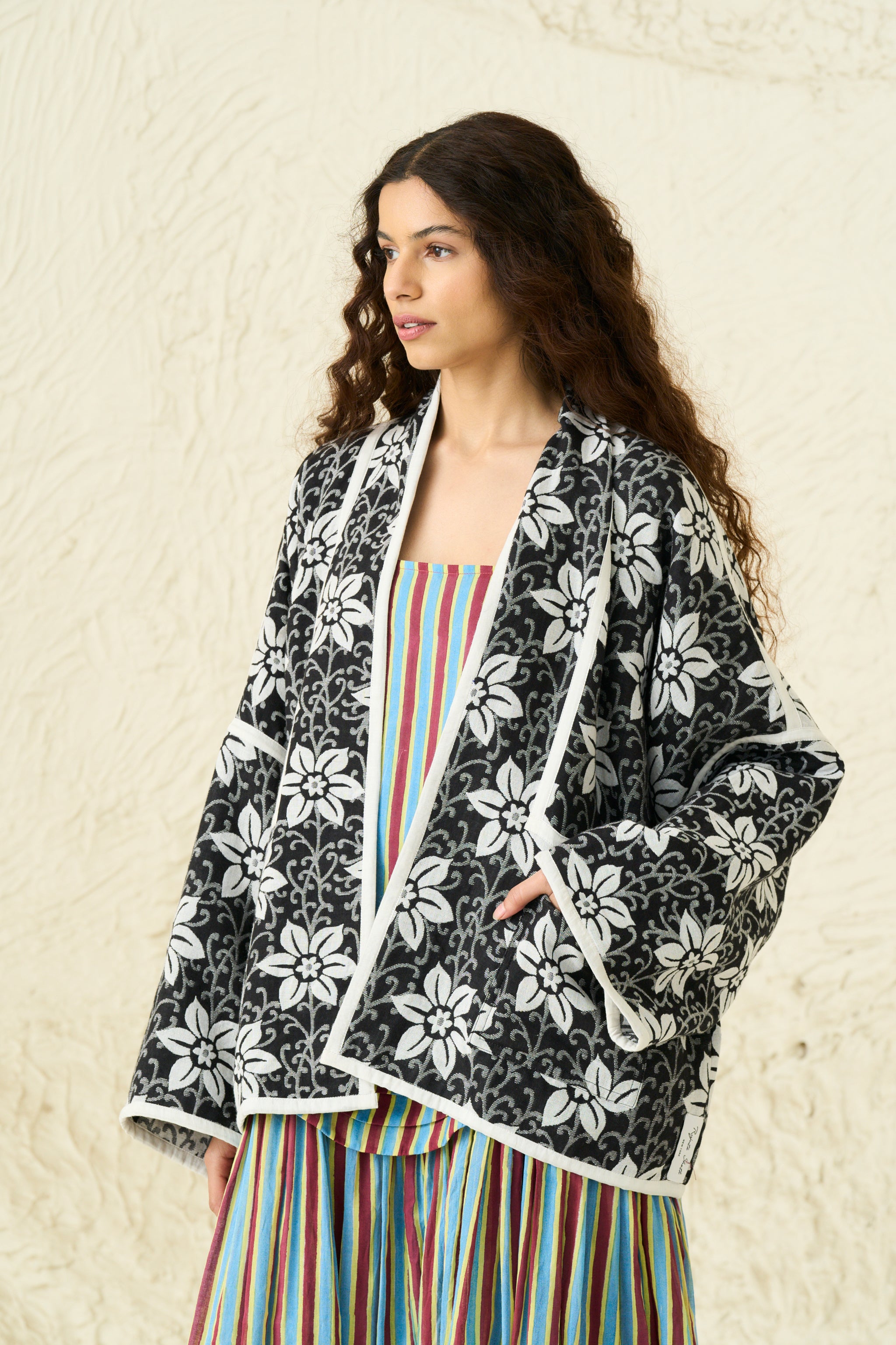HERITAGE JACKET | NIGHT JASMINE JACQUARD