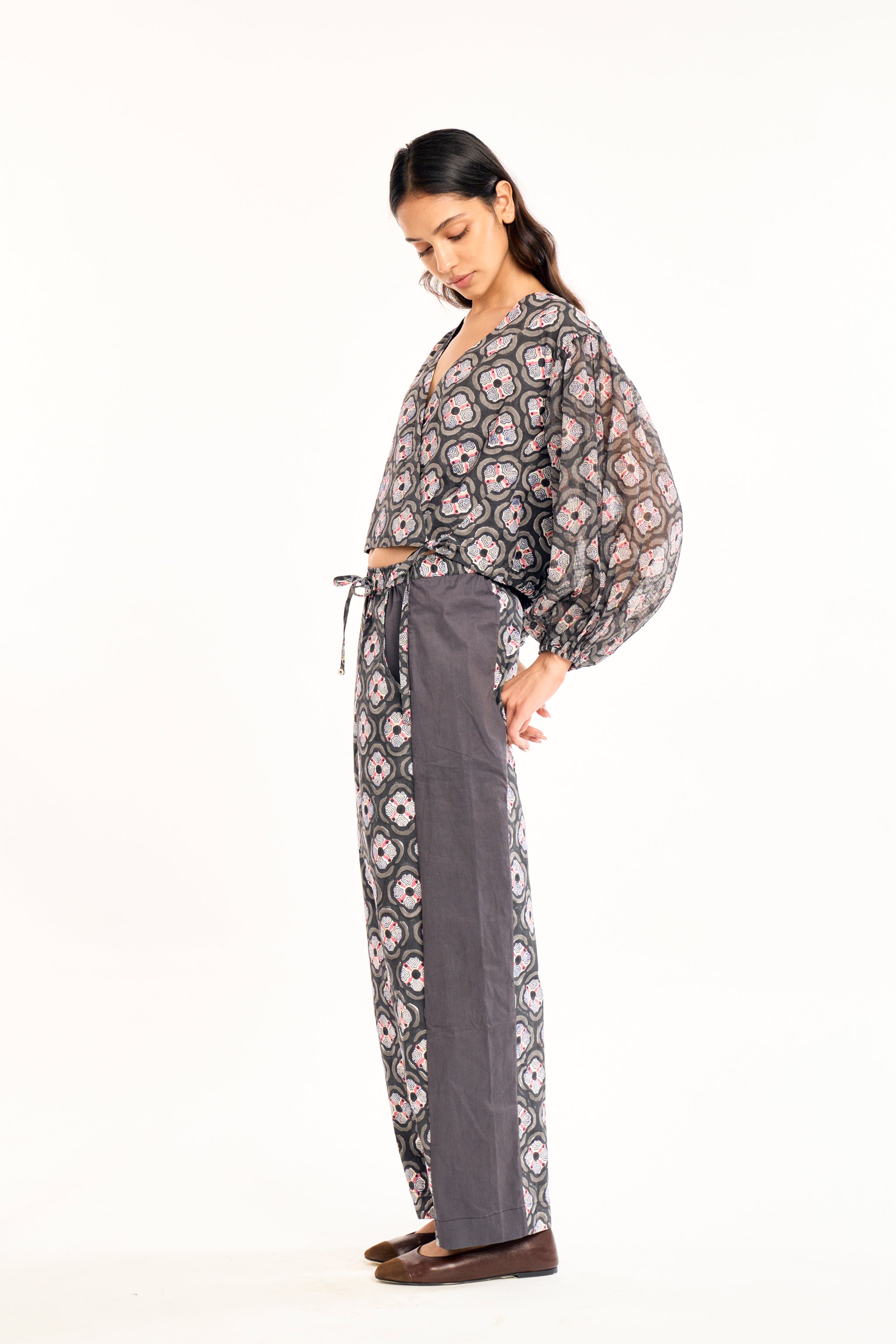 SOL TOP | CHARCOAL BOTANICA