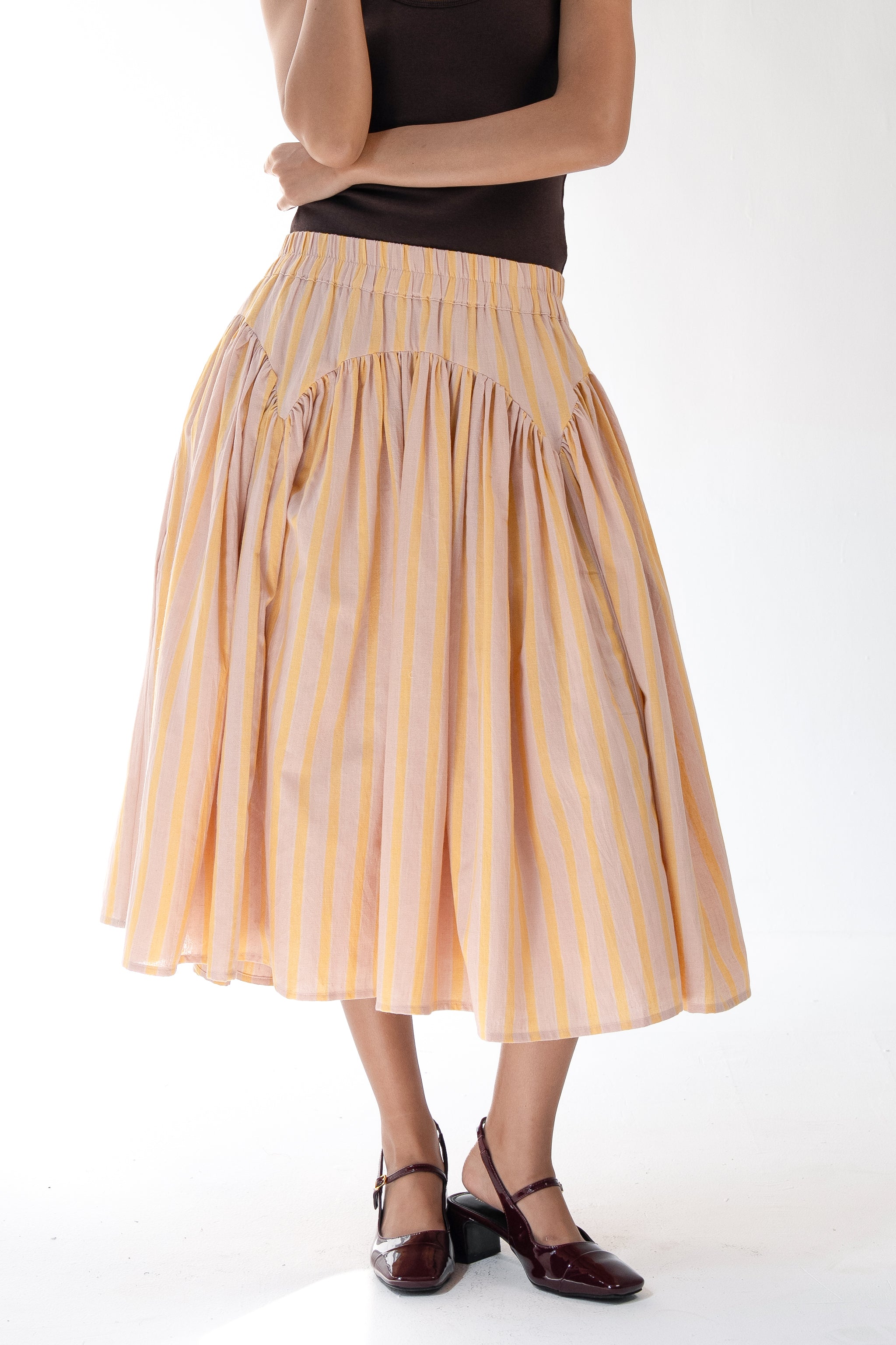 BELLA SKIRT | SUNRAY STRIPES