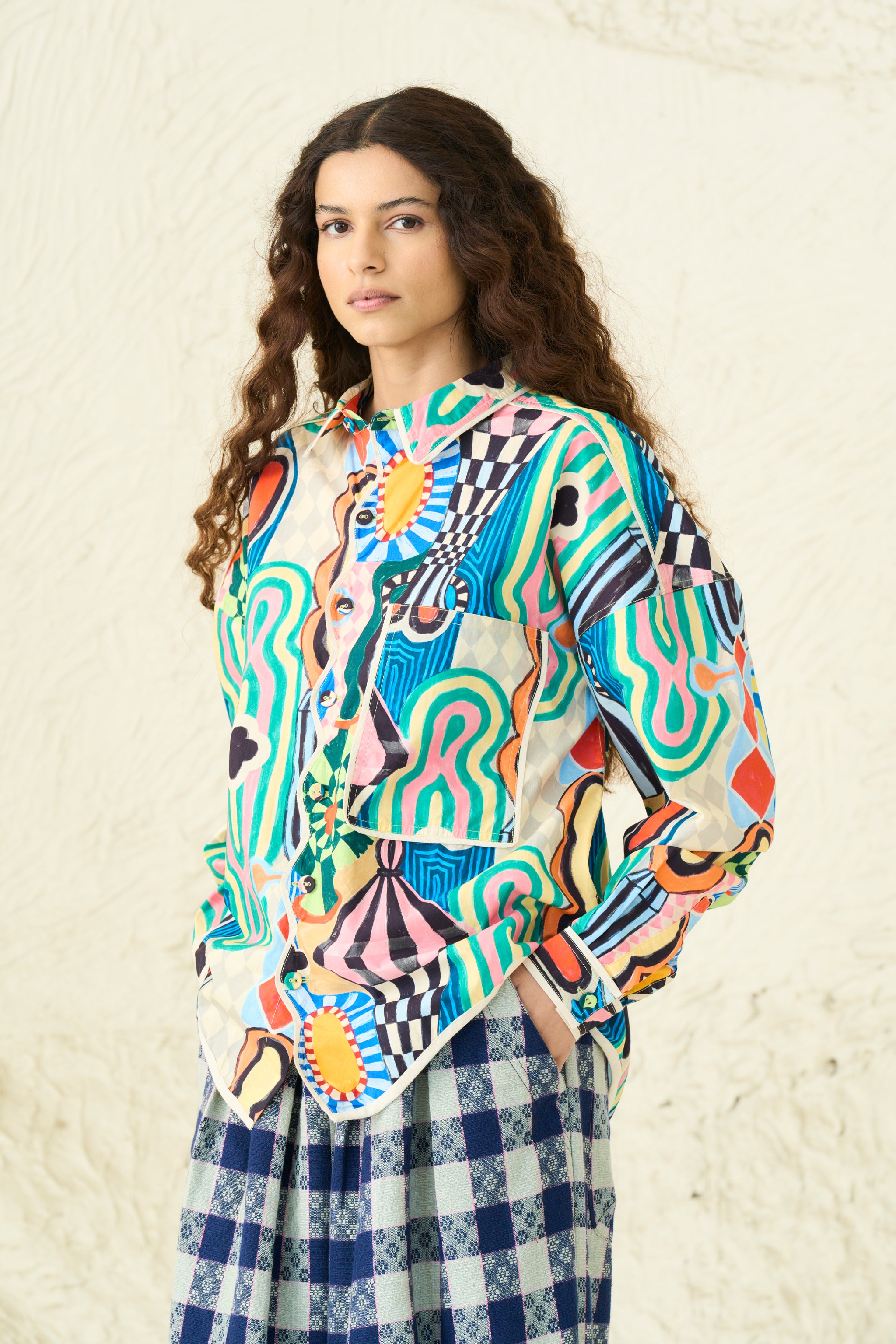 STUDIO SHIRT | MOROCCO PRINT