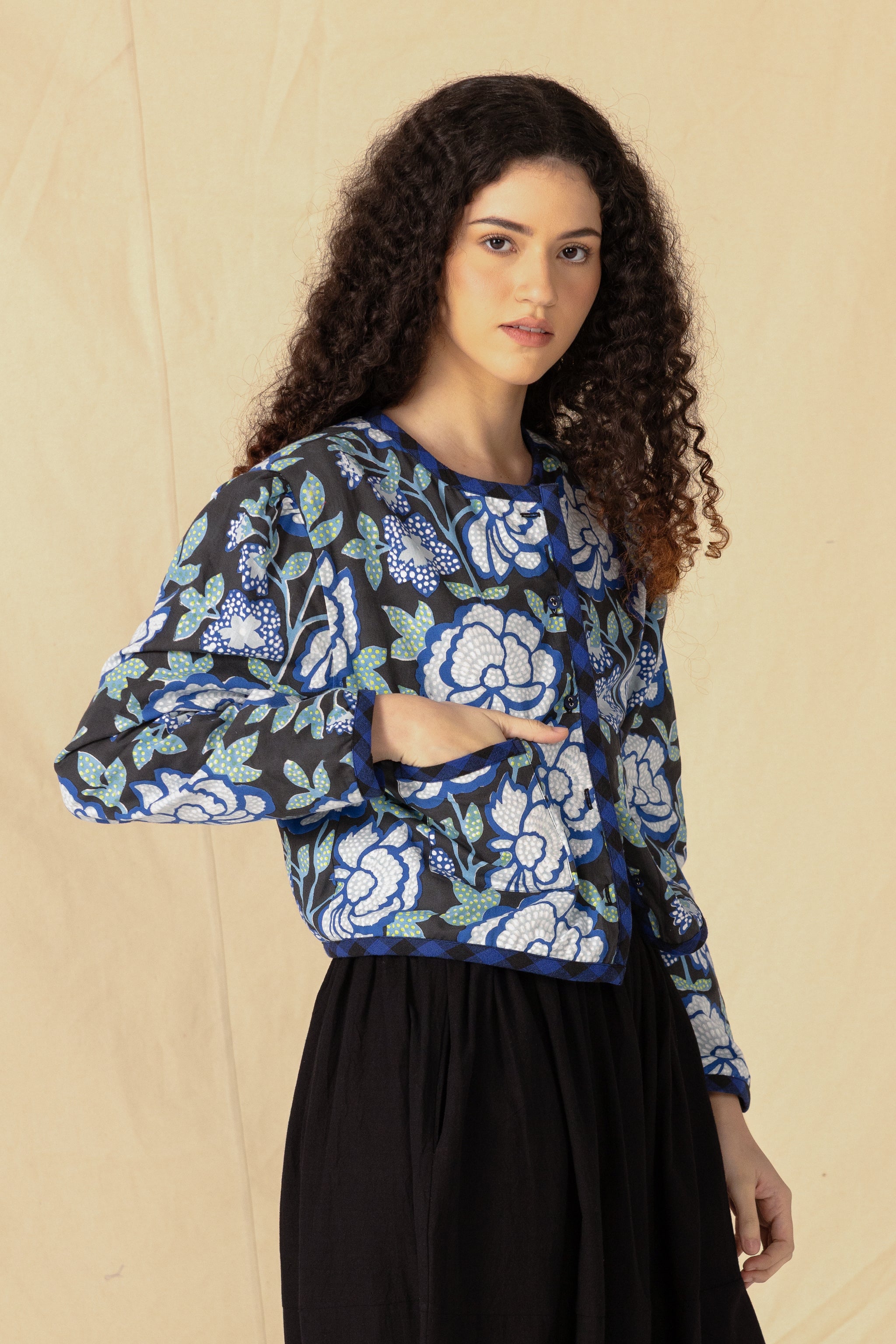 GIA JACKET | ROSETTE INK
