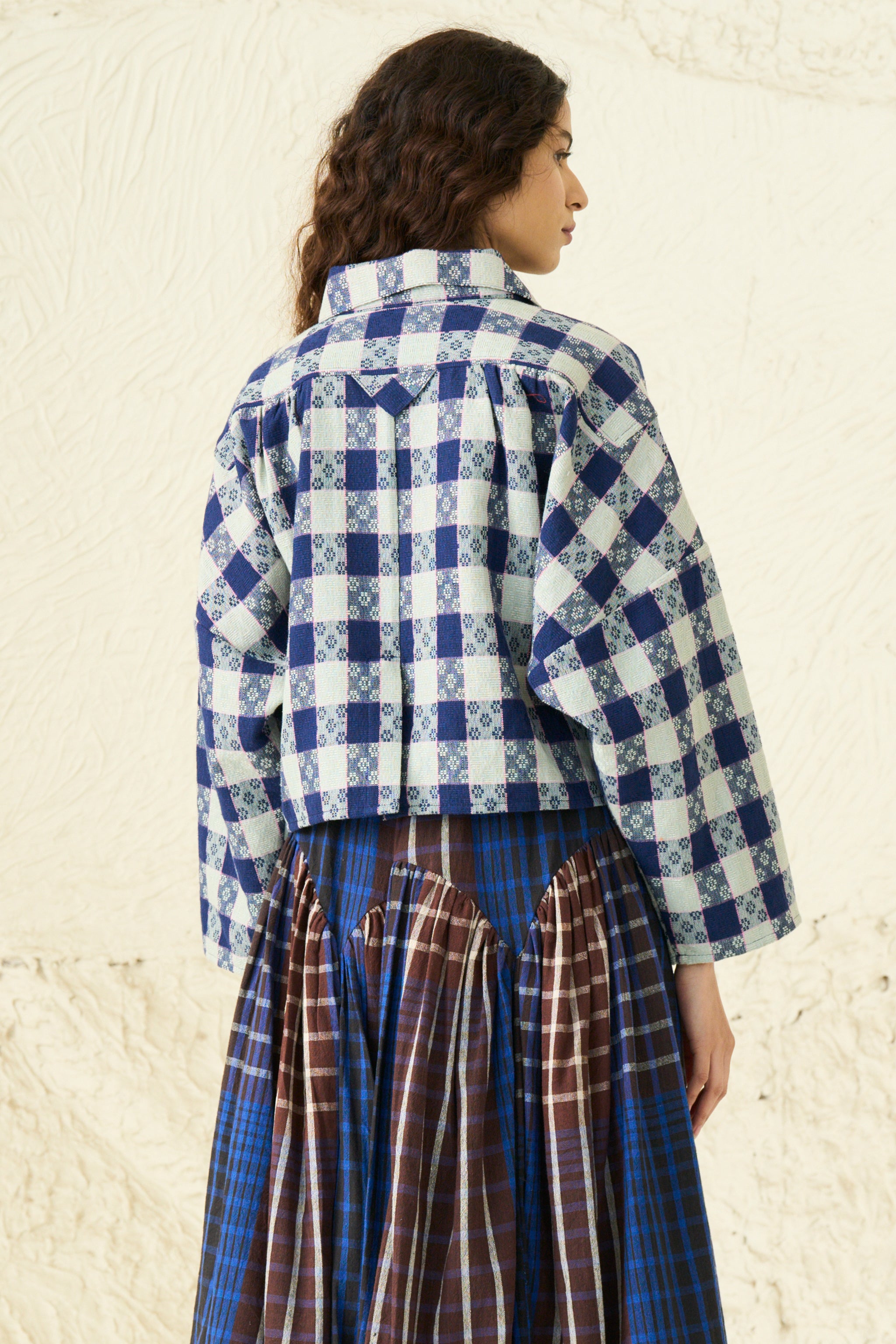 MAIDEN JACKET TOP | KILN GRID
