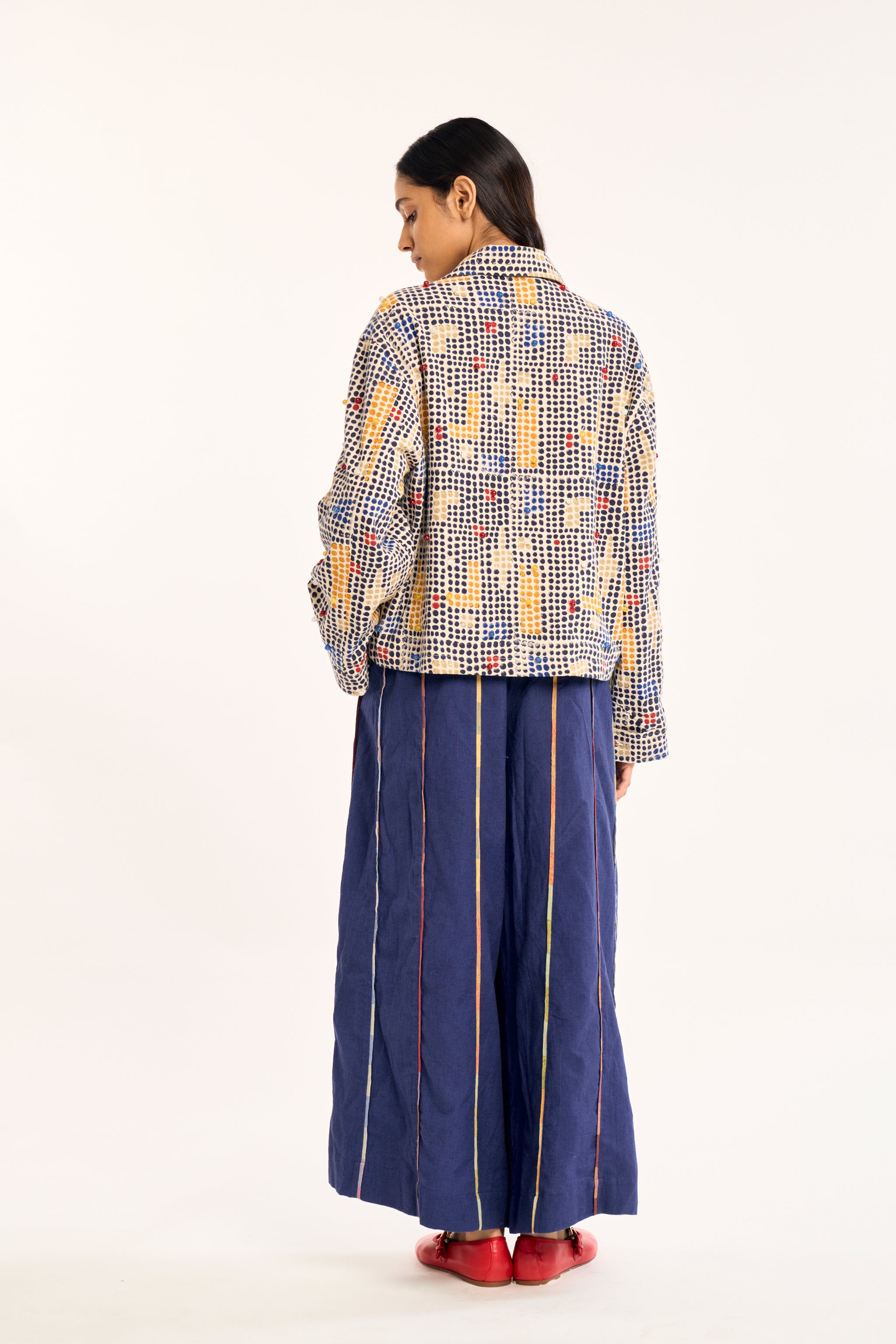 ASTRID JACKET | TIC TAC PRINT