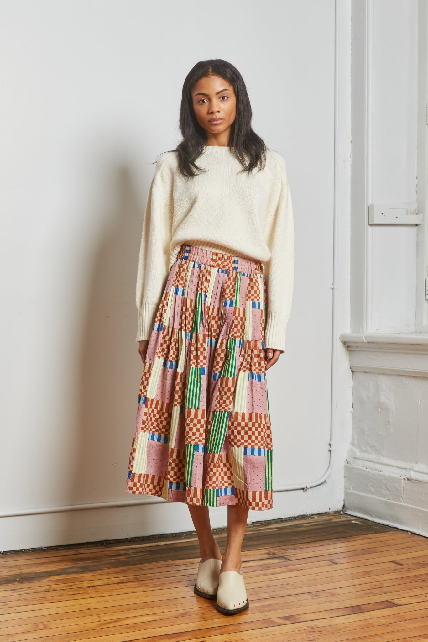 RHYTHEM SKIRT | CHECK MATE