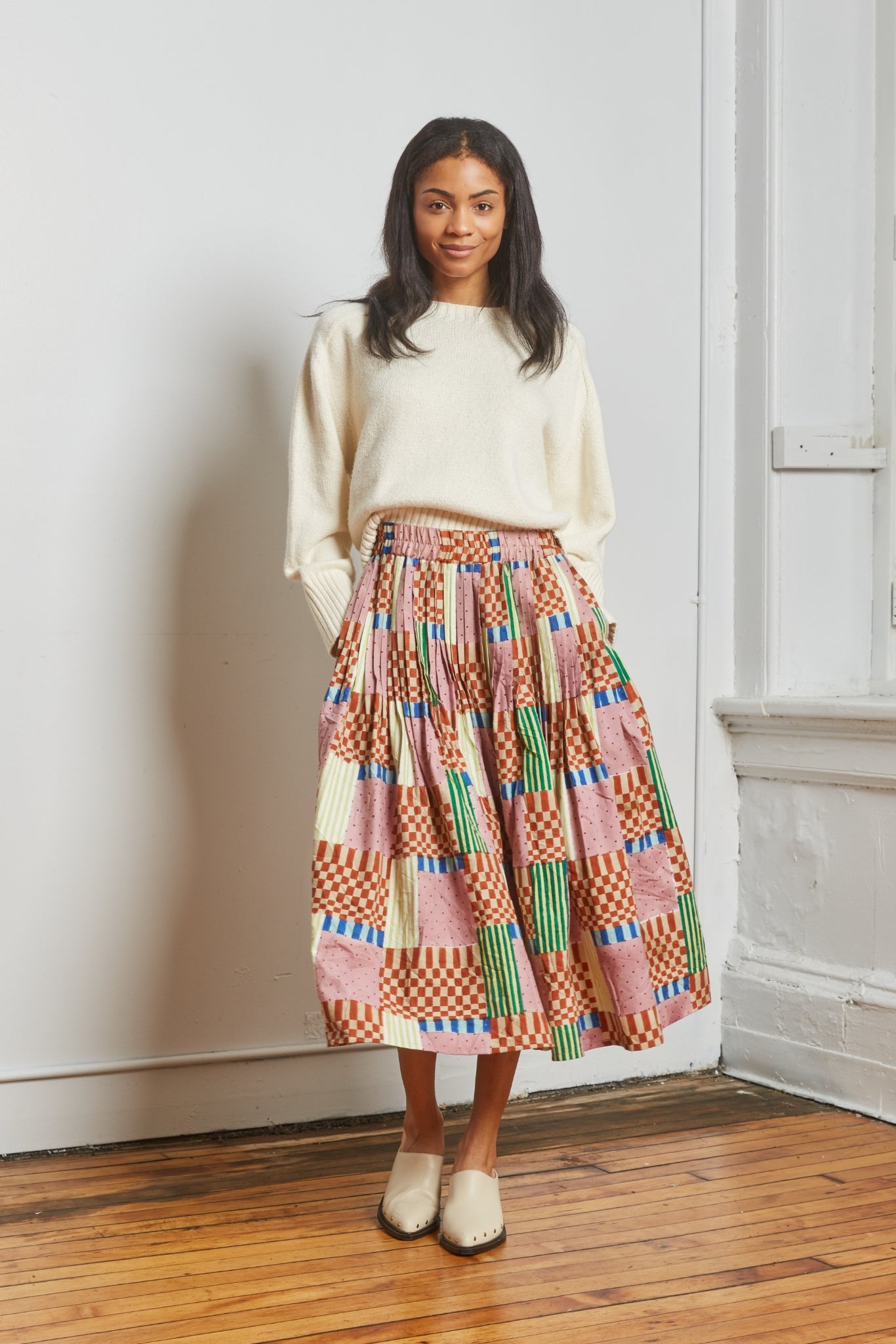 RHYTHEM SKIRT | CHECK MATE