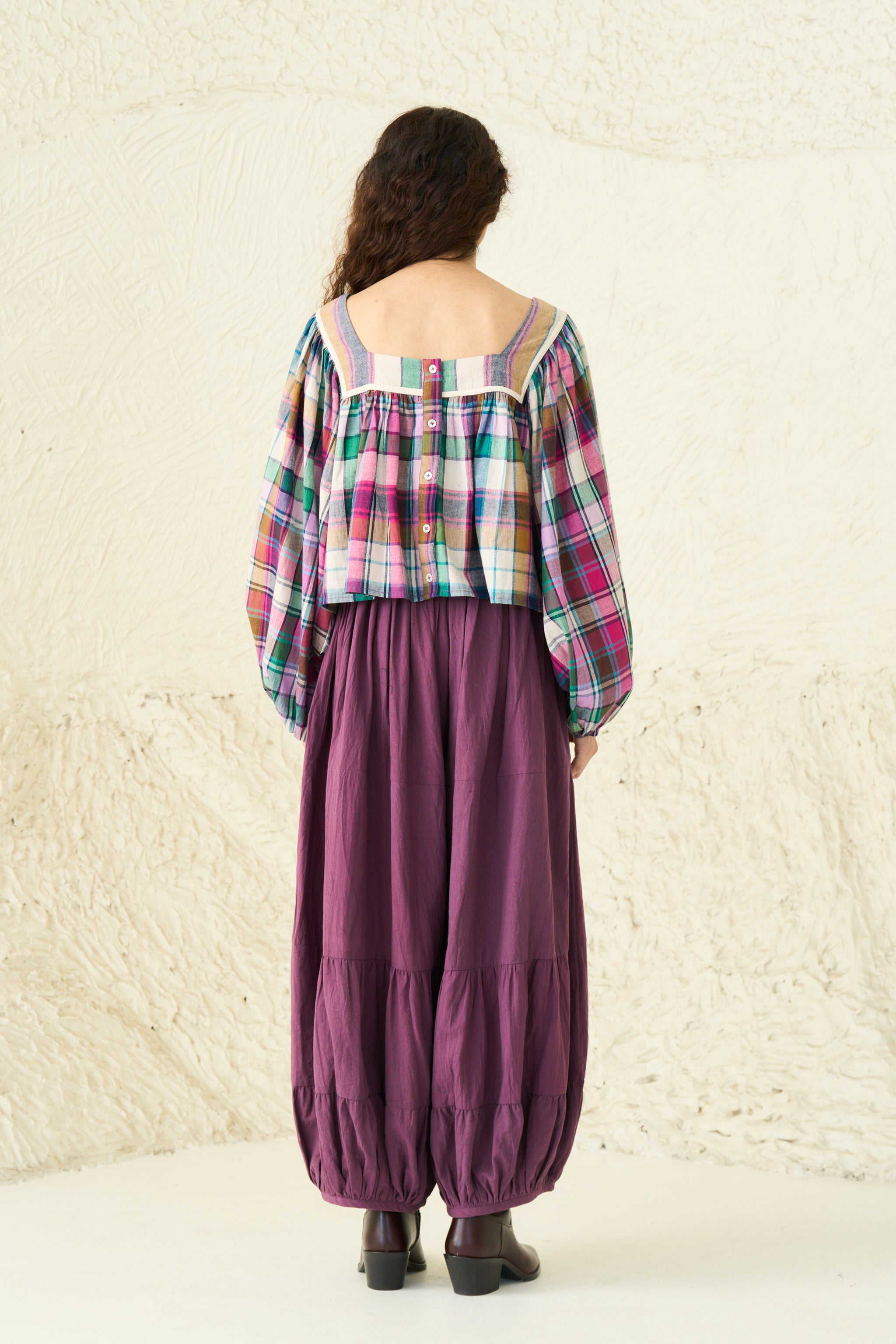 SORA PANT | SOLID MERLOT