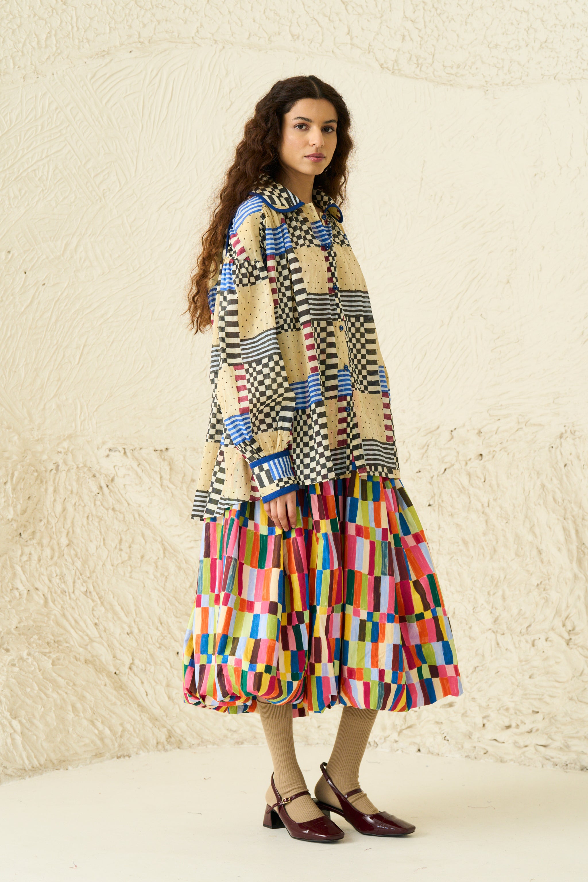 MARIGOLD SHIRT | CHECKMATE