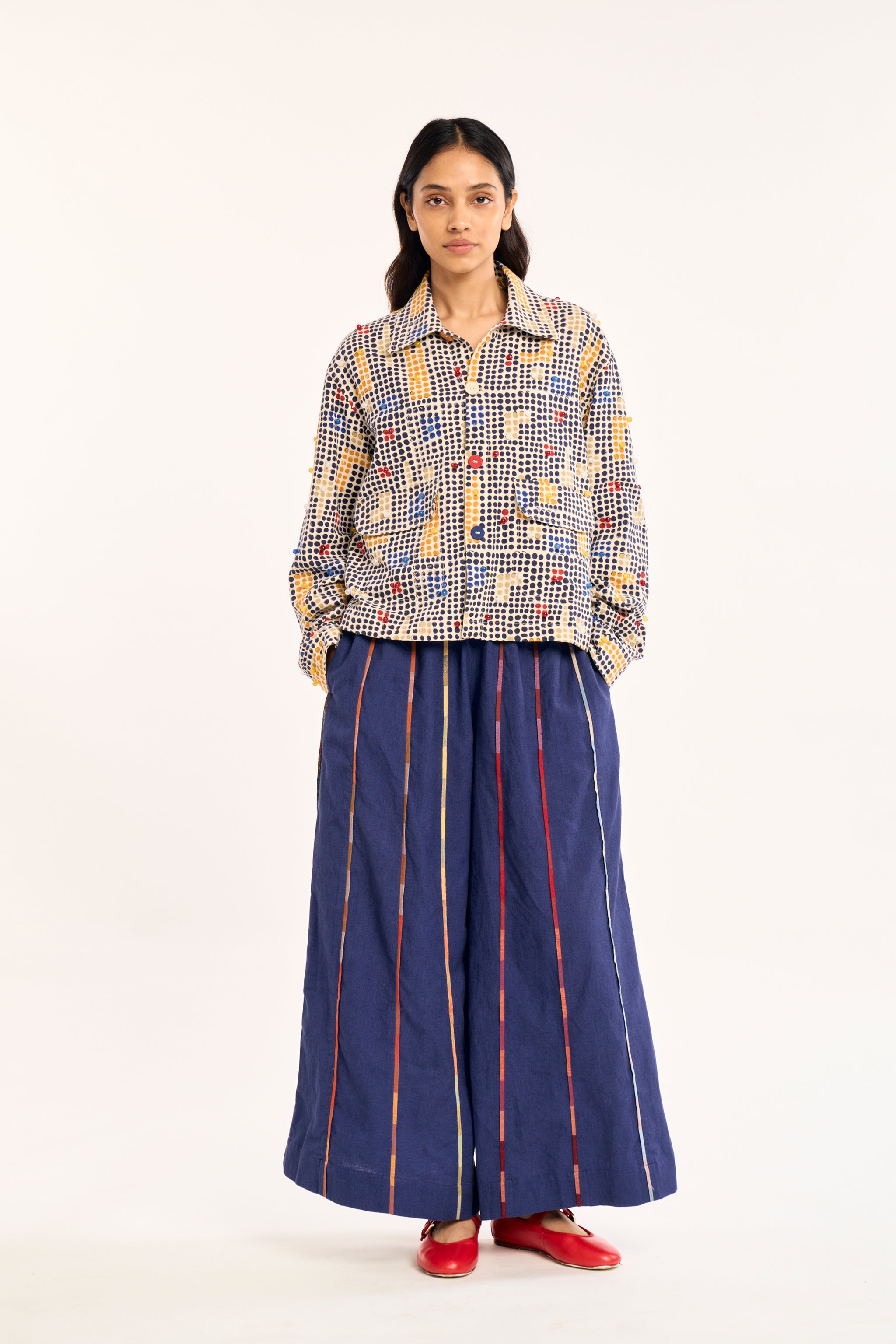 ASTRID JACKET | TIC TAC PRINT