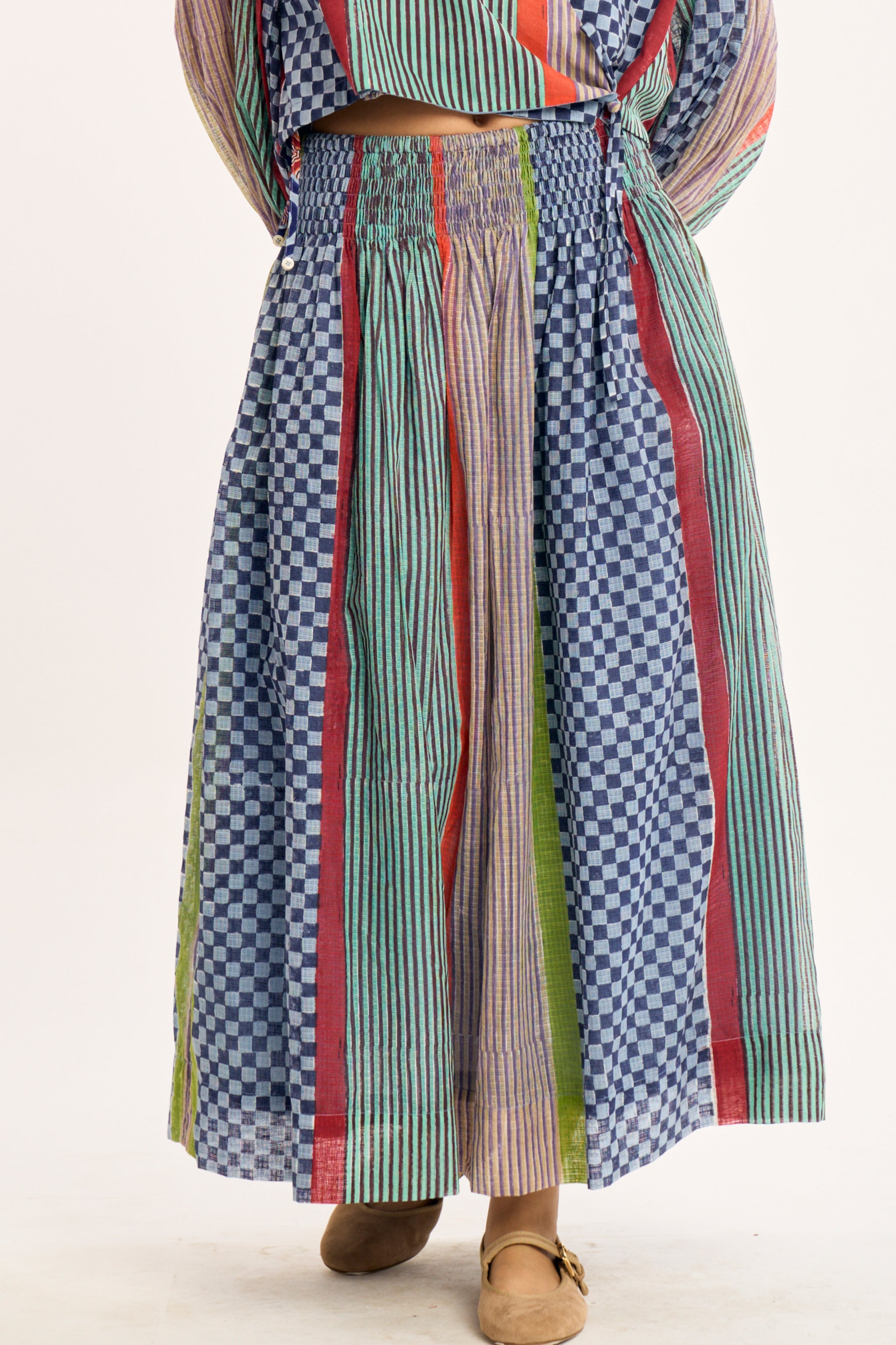 HUE SKIRT | FIELD GRID