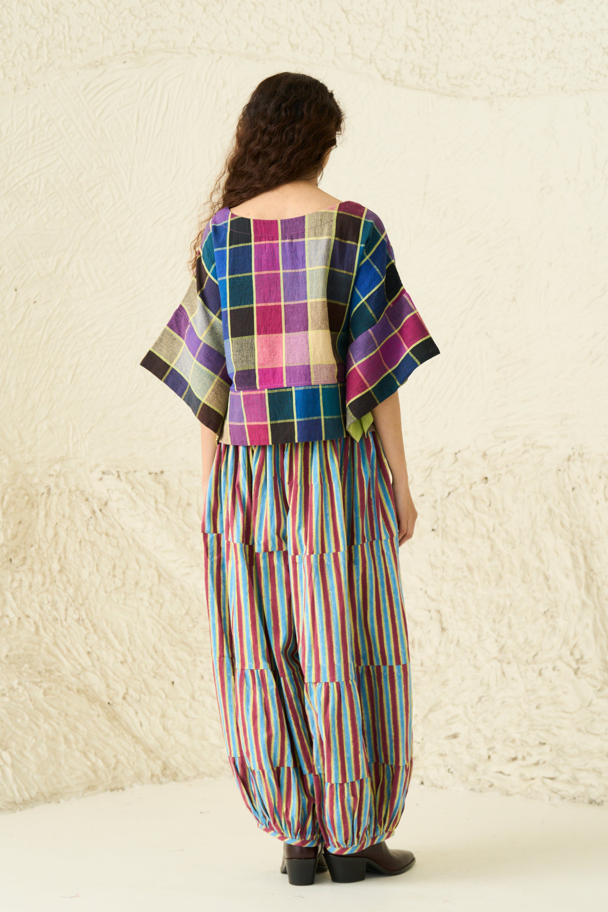 SORA PANT | IRIS STRIPE LIME