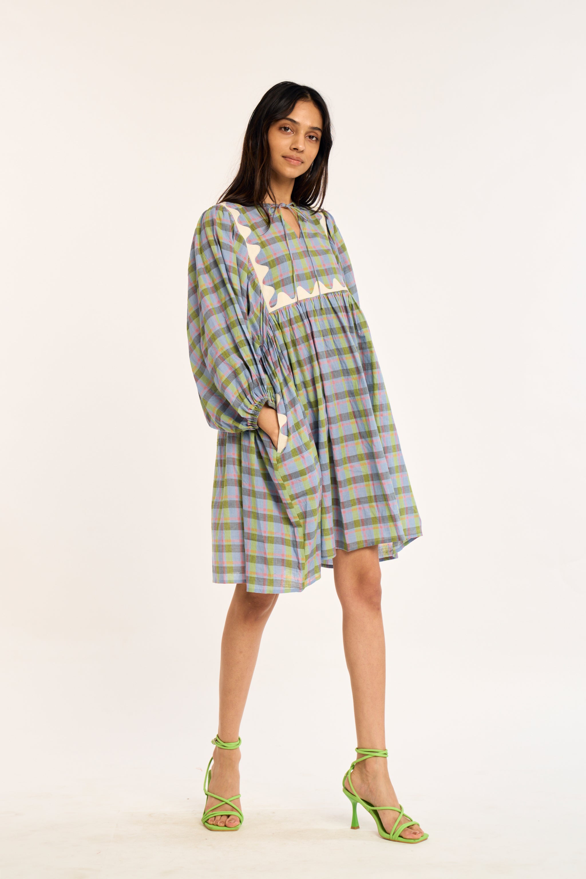 WISP DRESS | TIDE CHEX