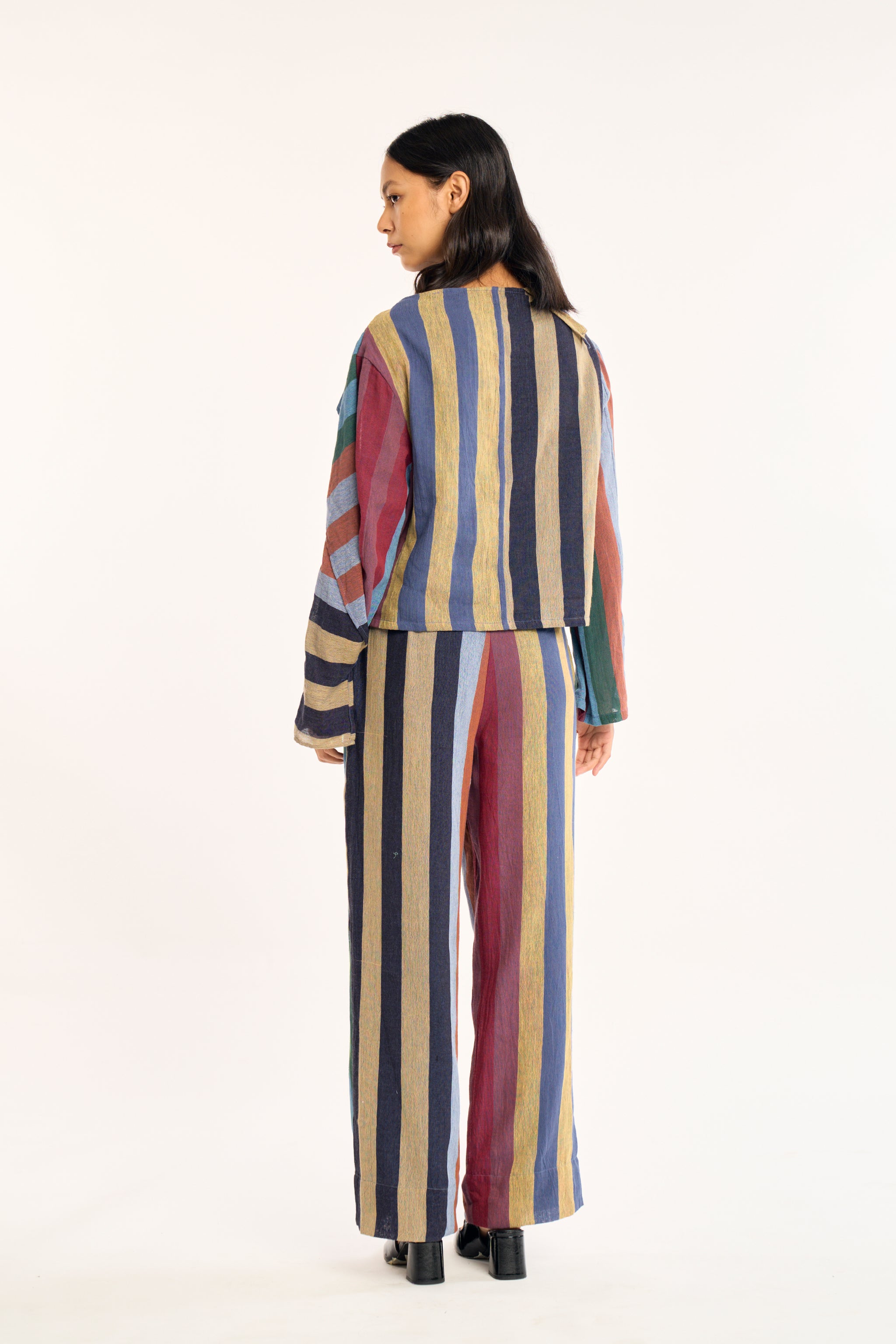 BOMBAY PANTS | HYPHEN	STRIPE