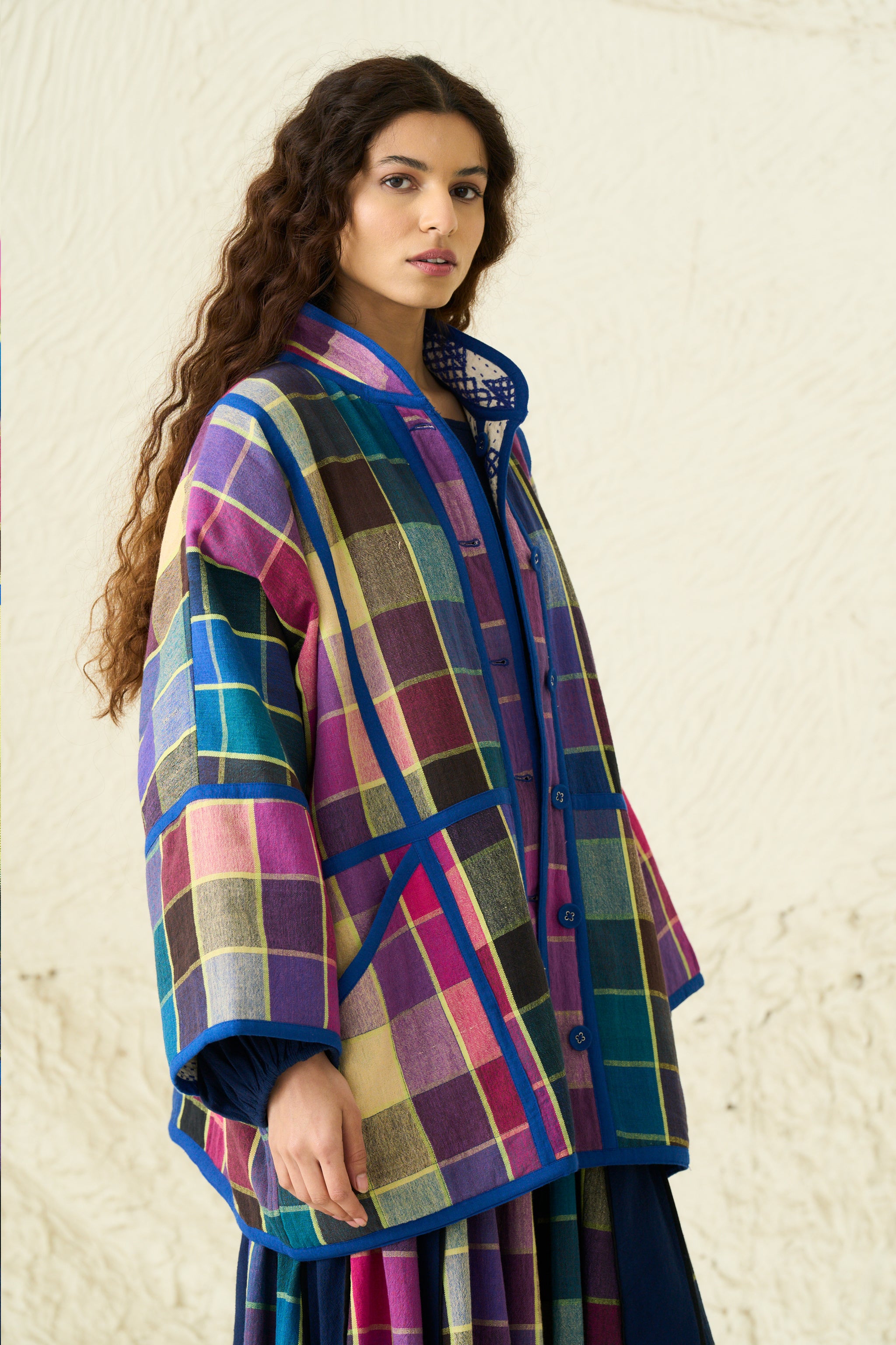 REVIVAL JACKET | ORB CHEX X BLUE HOUR QUILT