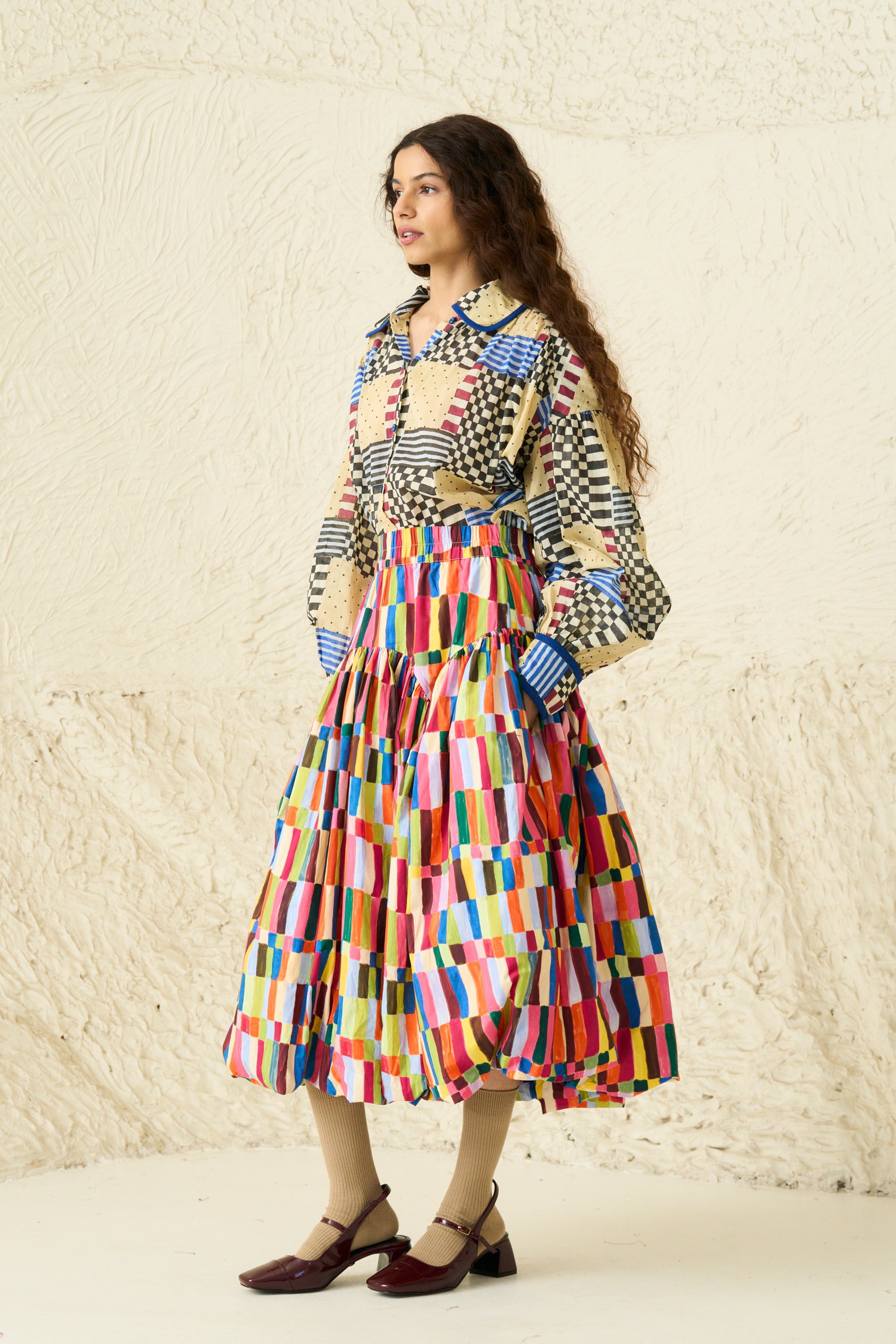 LUNA SKIRT | PARASOL PRINT