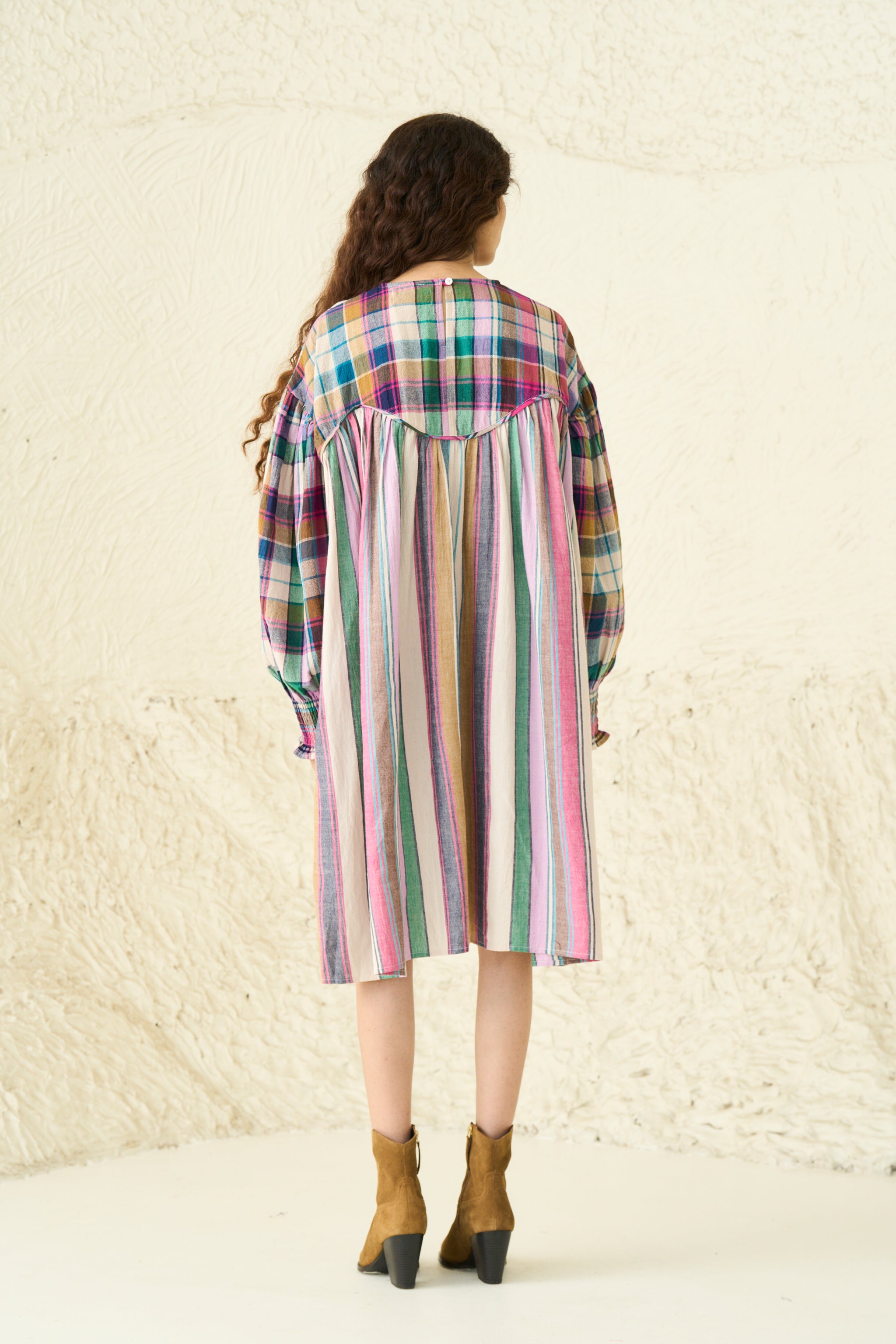 AUTUMN DRESS | JUNO CHEX X STRIPES