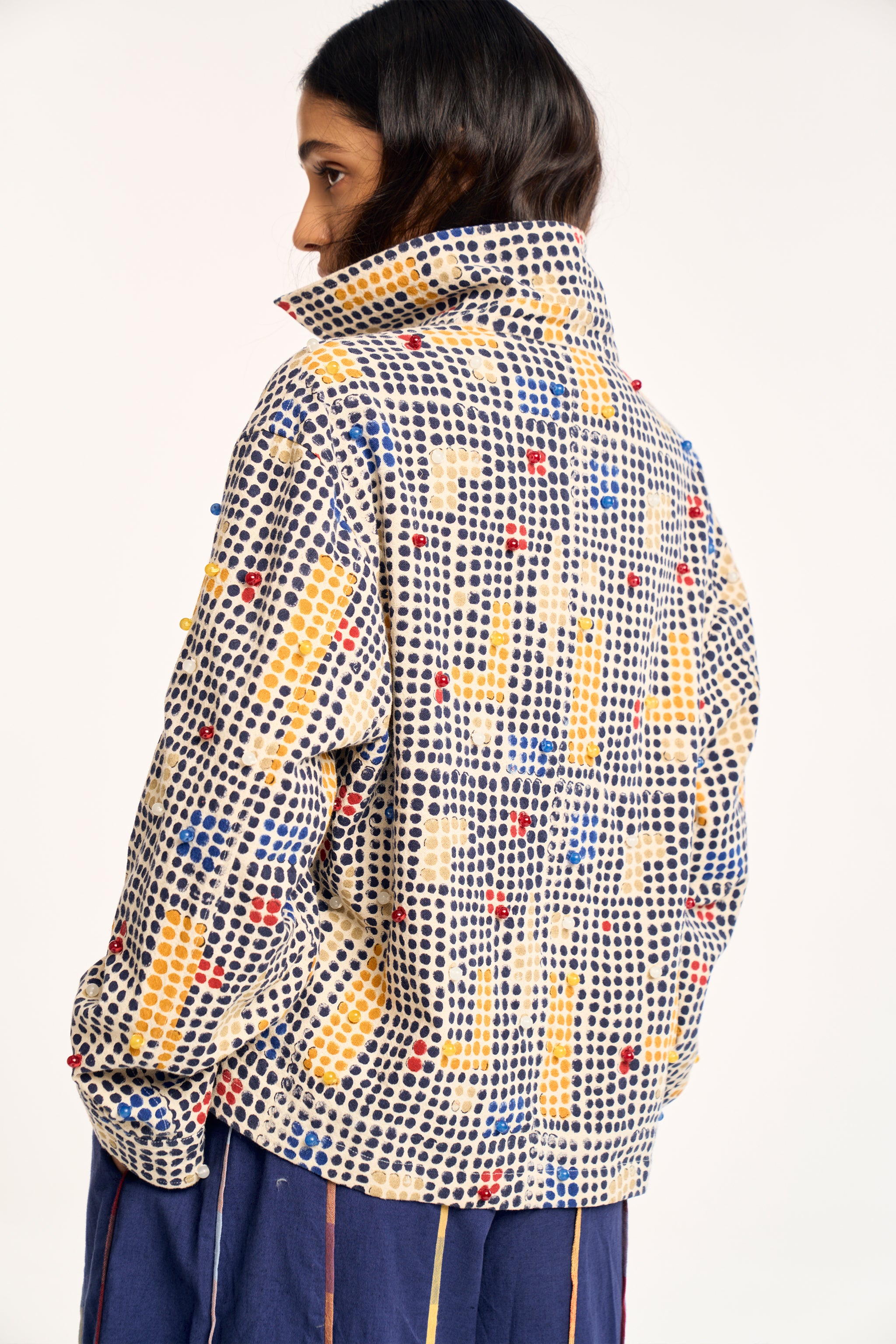 ASTRID JACKET | TIC TAC PRINT