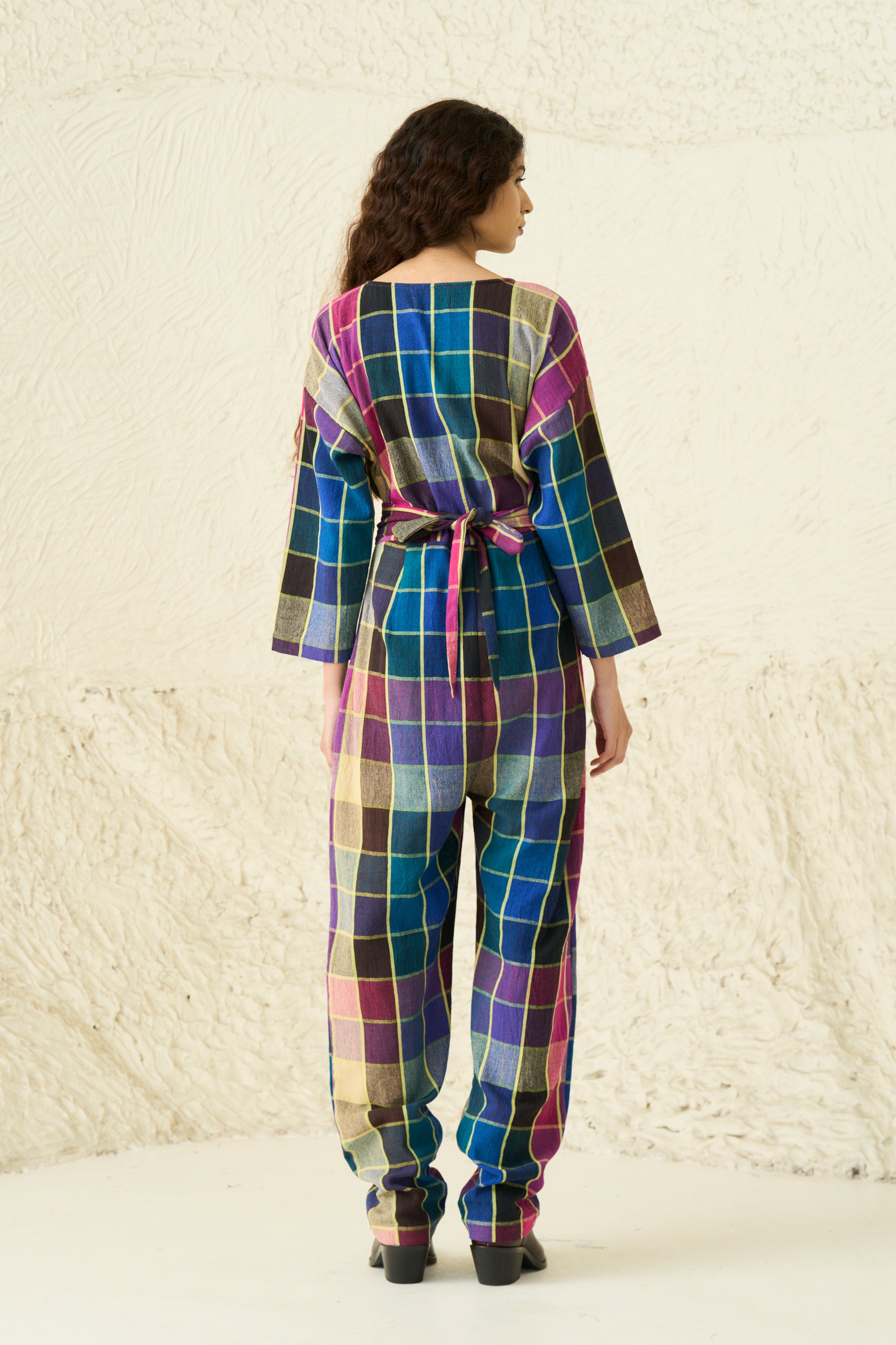 VENUS WRAP JUMPER | ORB CHEX