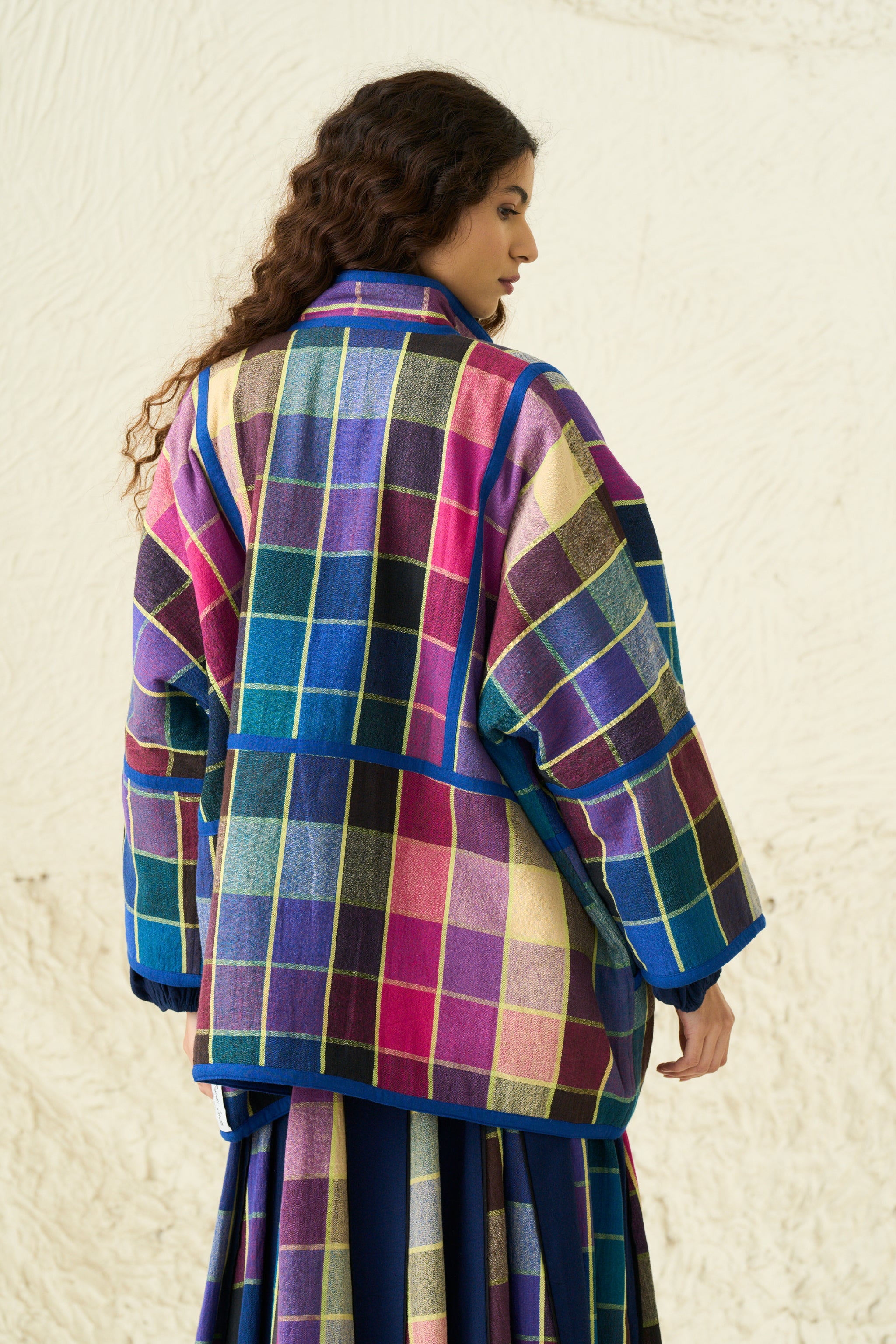 REVIVAL JACKET | ORB CHEX X BLUE HOUR QUILT