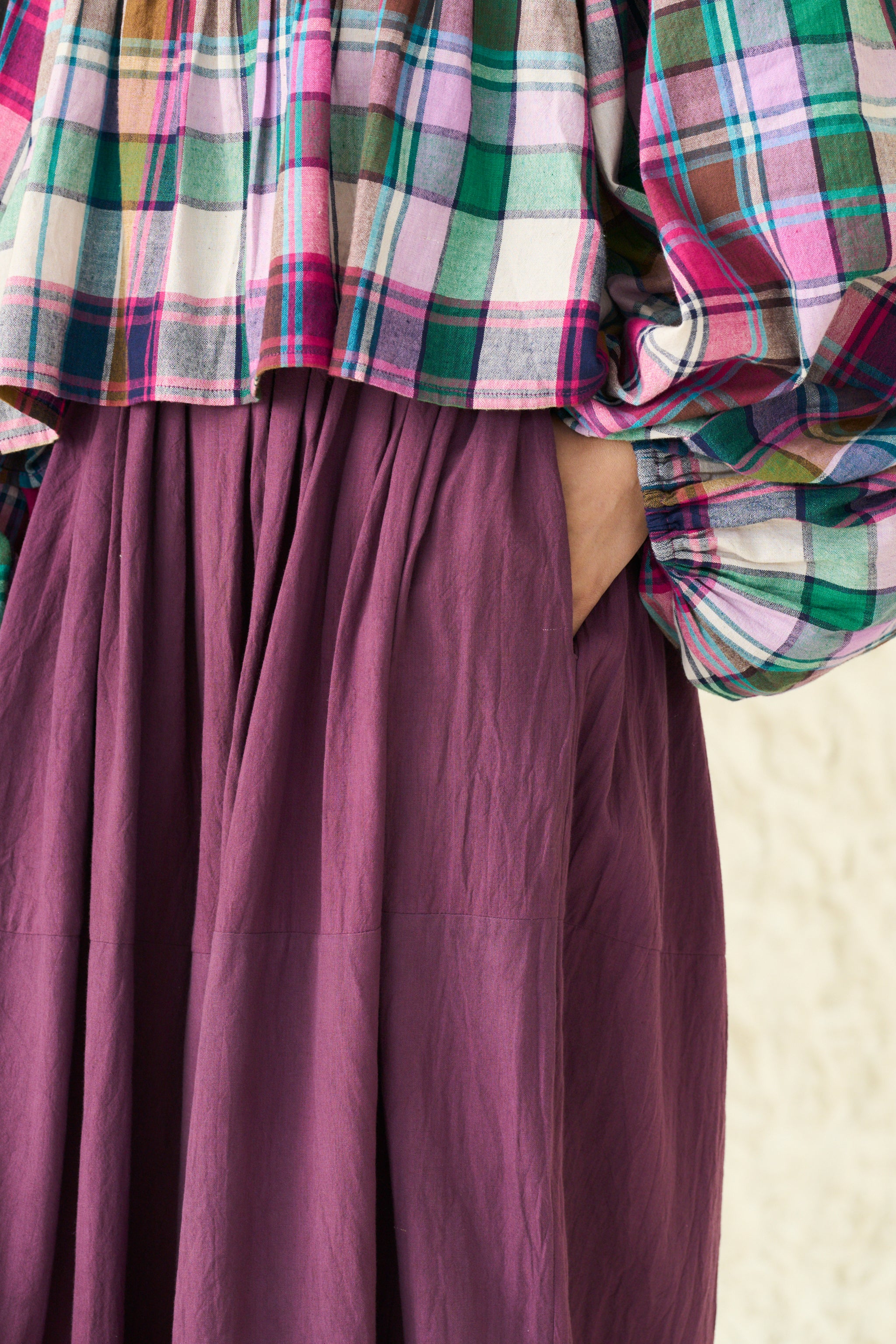 SORA PANT | SOLID MERLOT