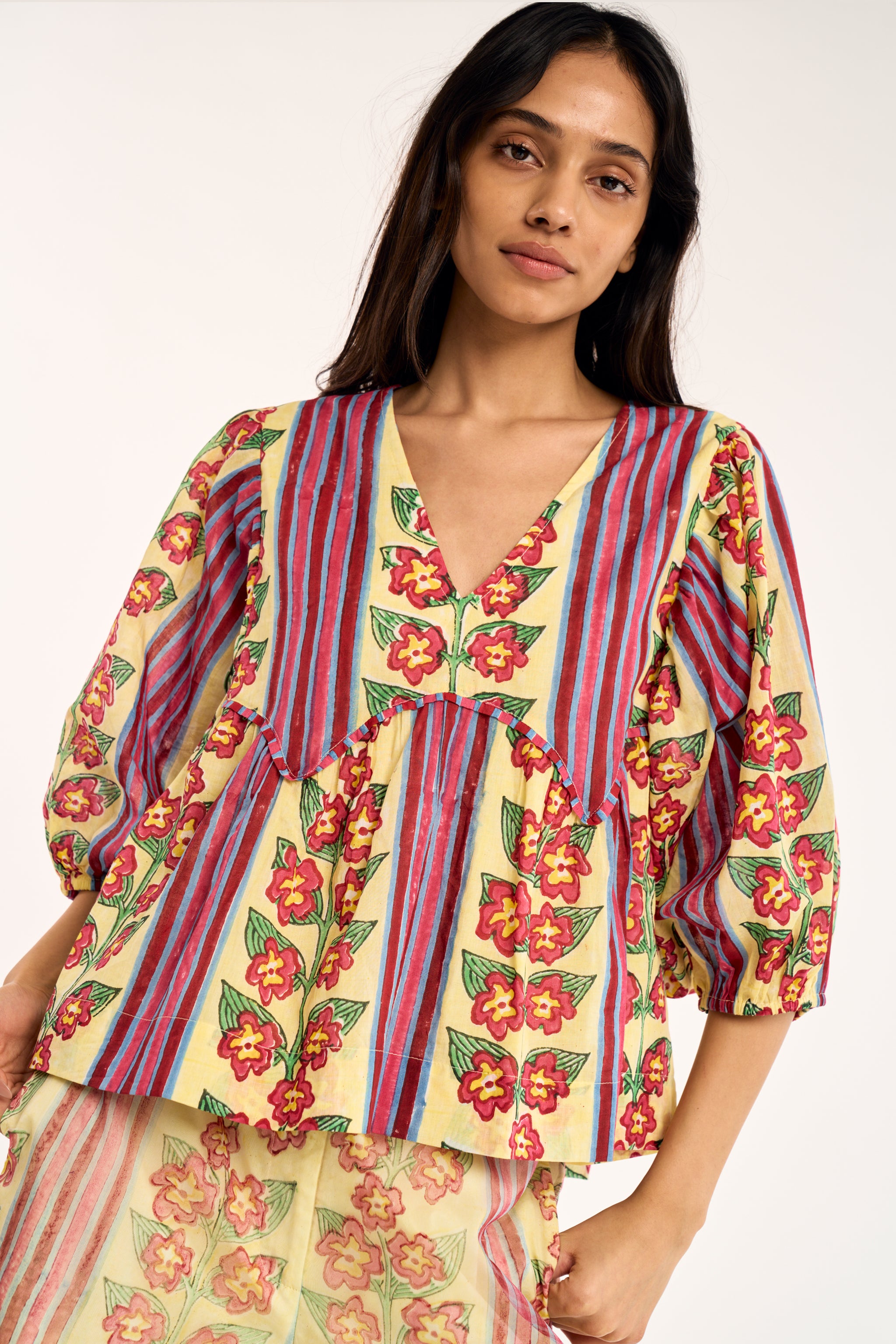SELENE TOP | BUTTERCREAM IRIS