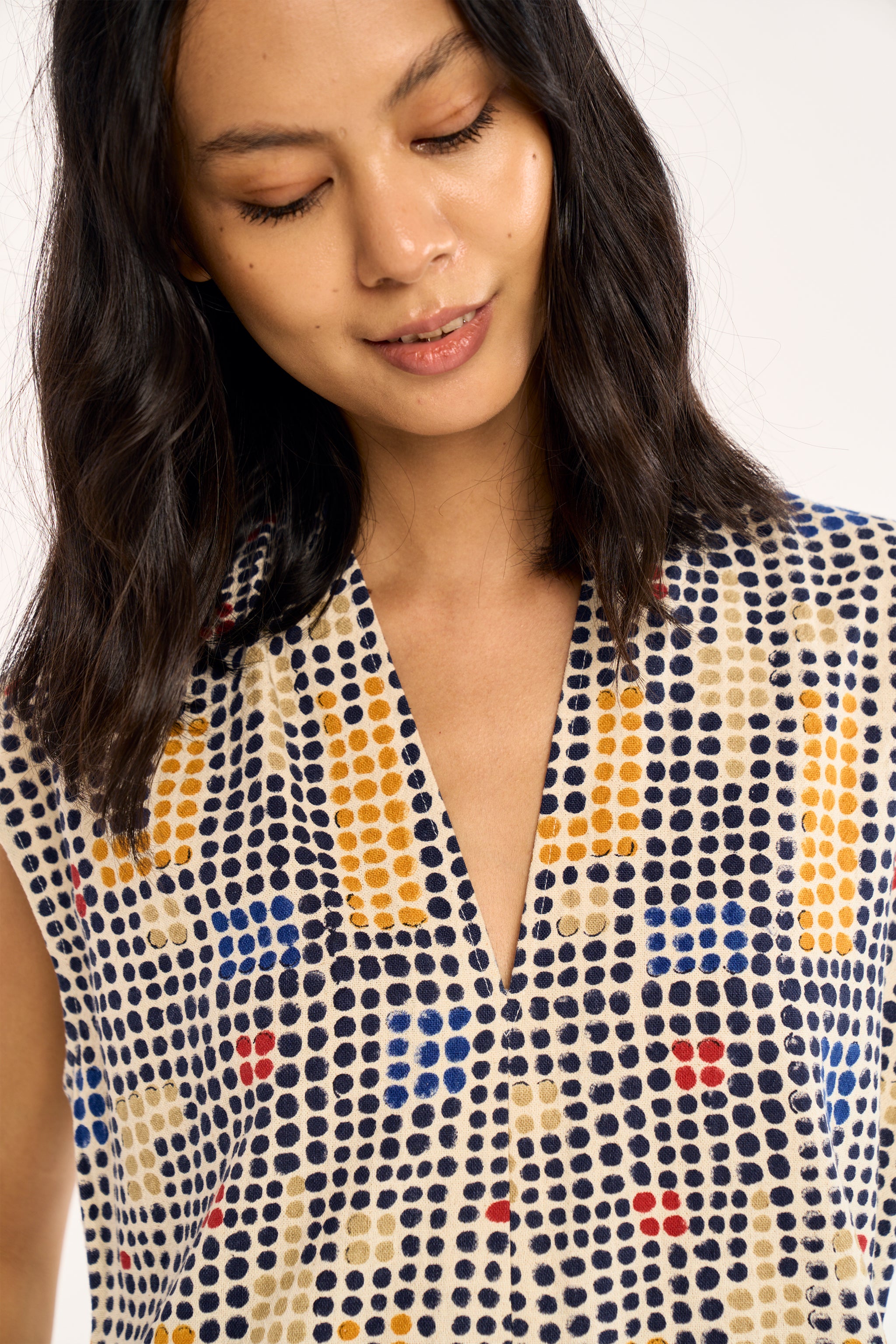 NINA JUMPSUIT | TIC TAC PRINT