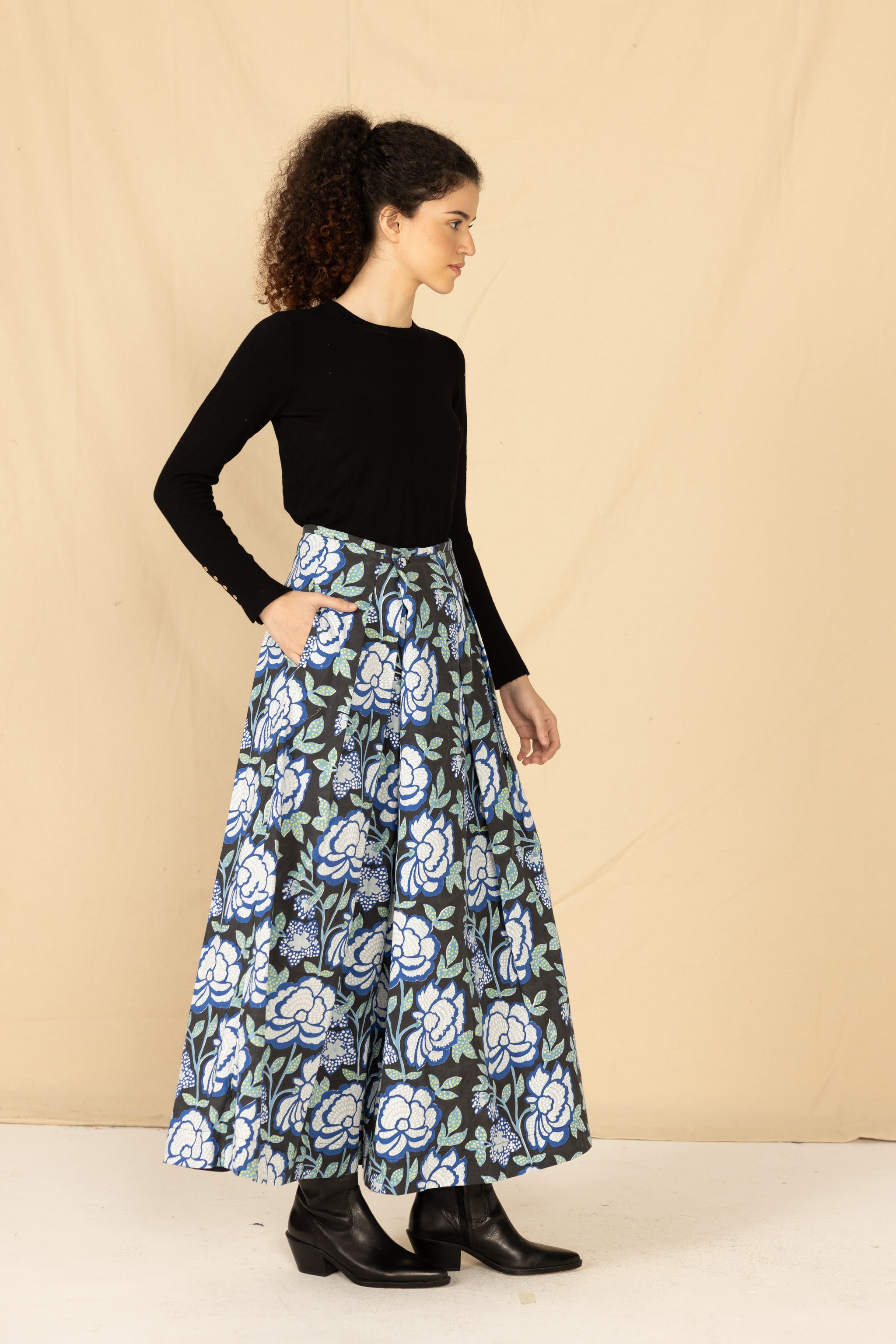 FRIDA PANTS | ROSETTE INK