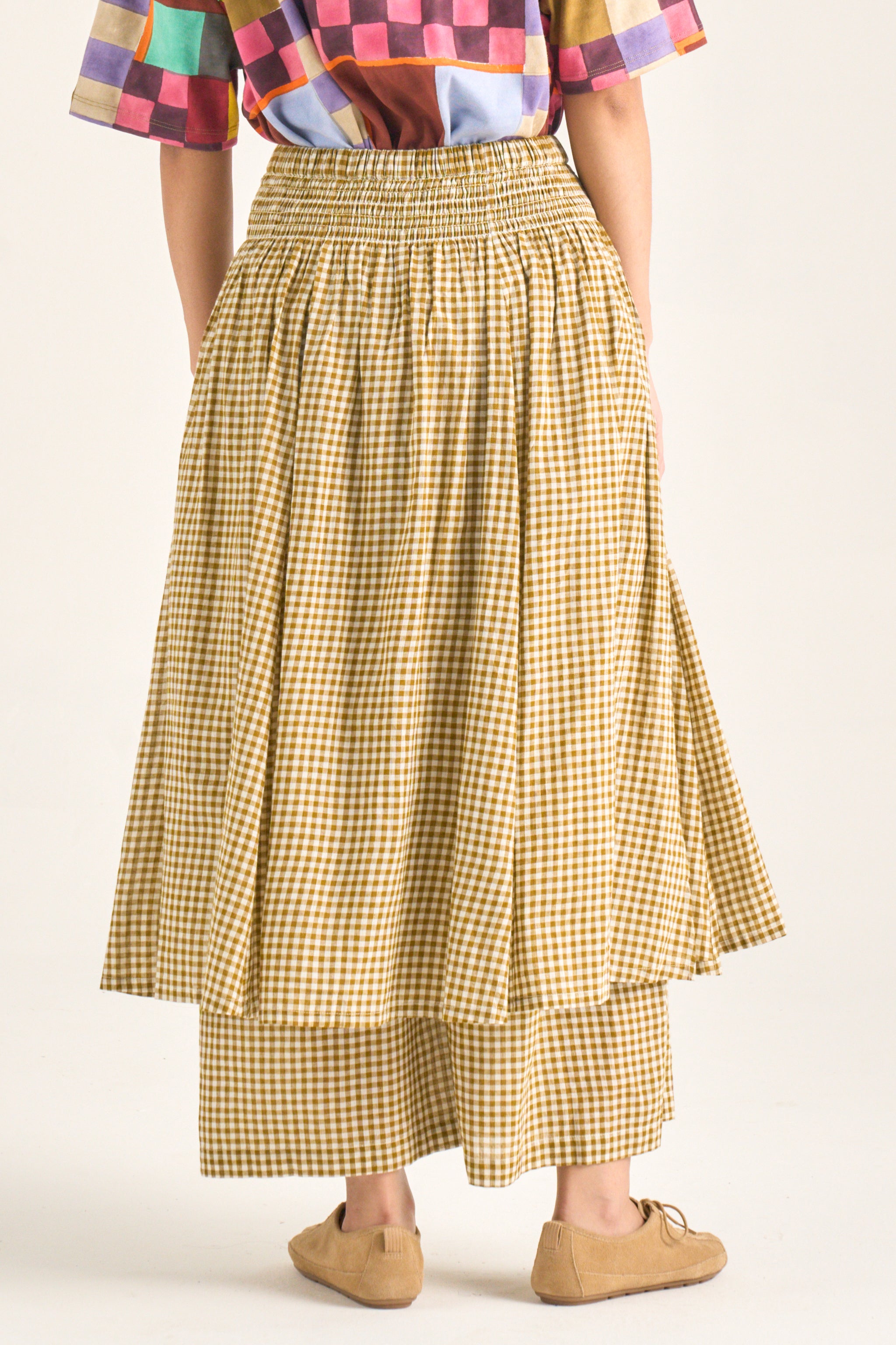 RUE PANTS | TOFFEE CHEX