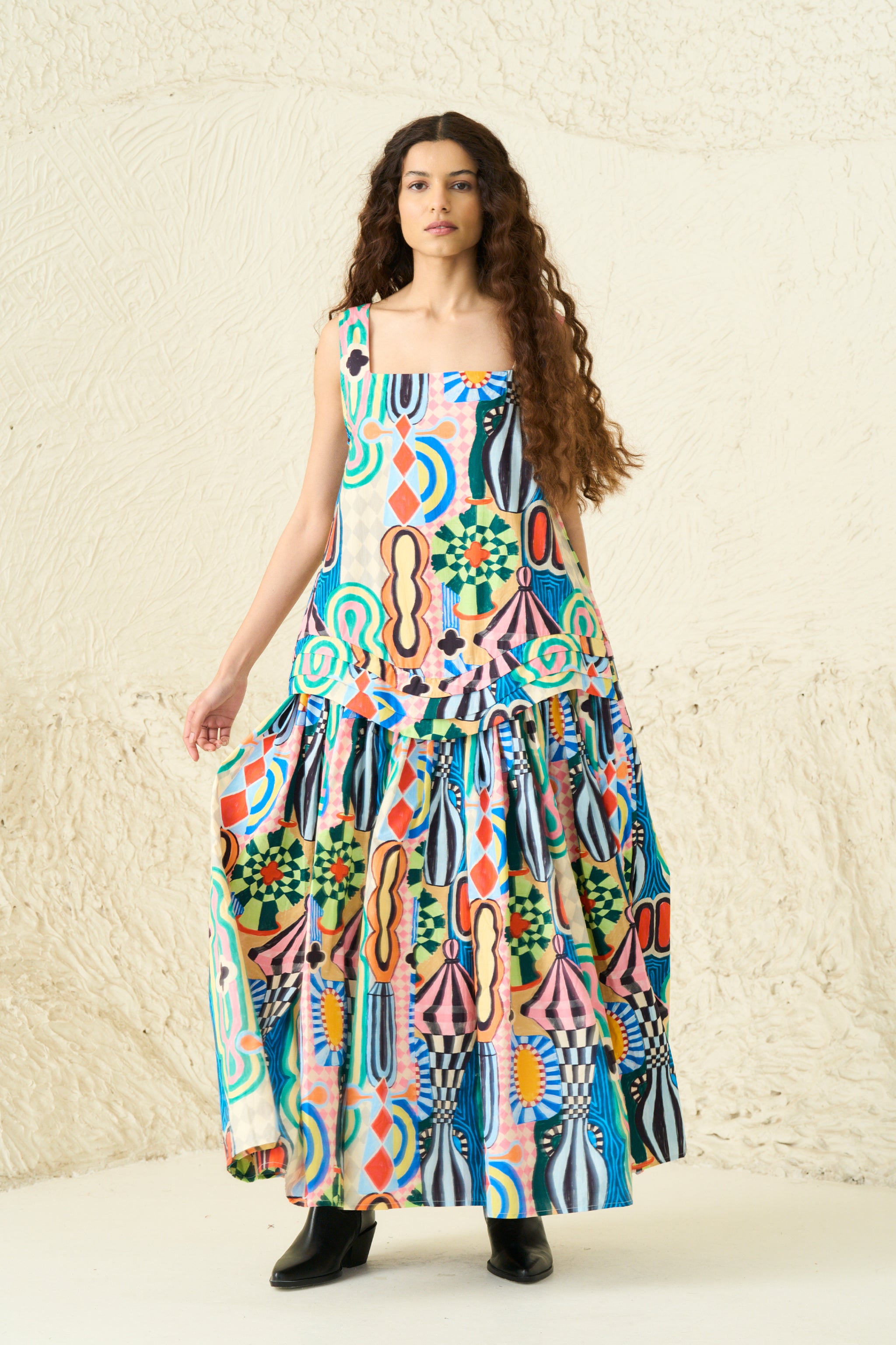 AMY DRESS | MOROCCO PRINT