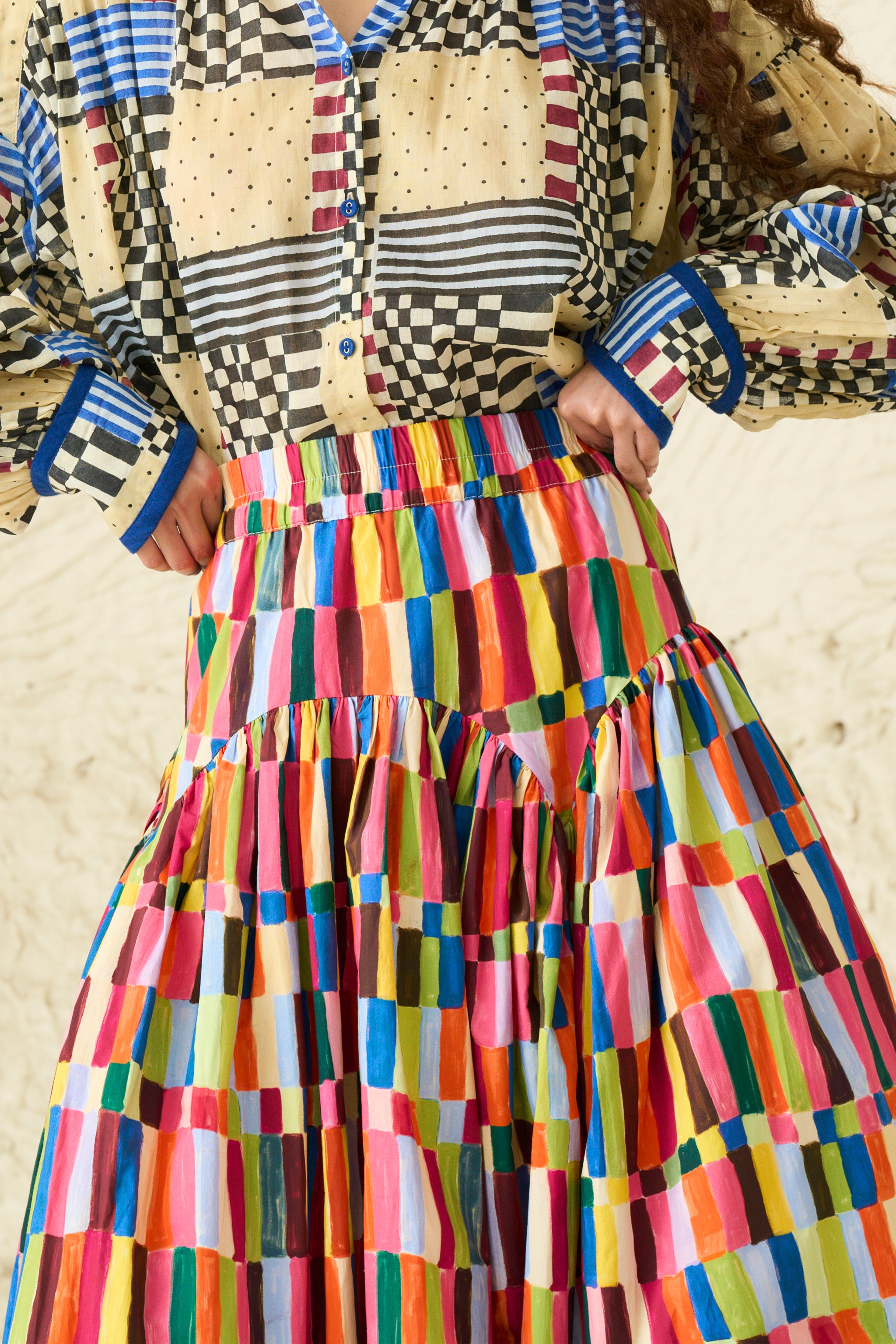 LUNA SKIRT | PARASOL PRINT