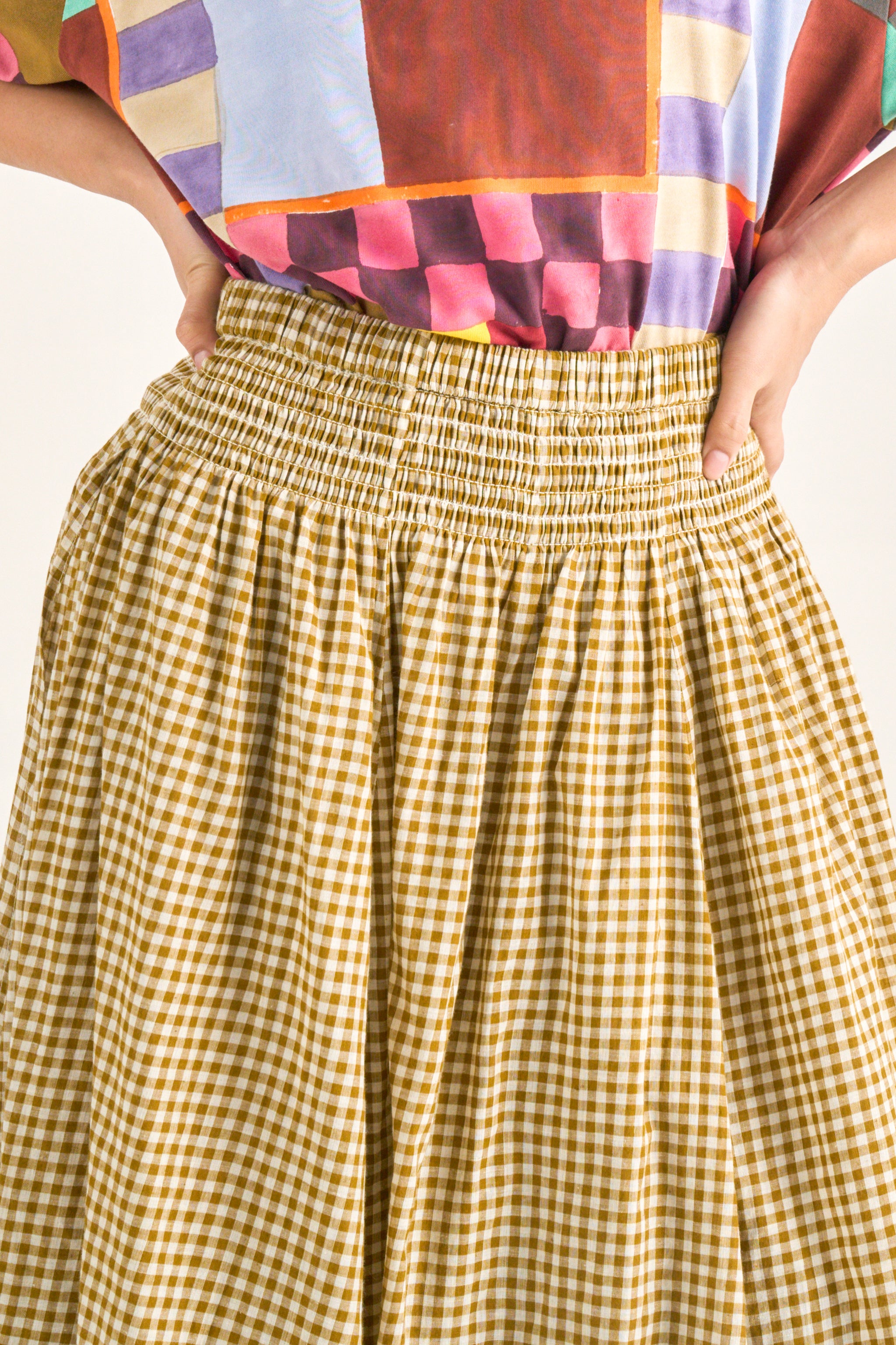 RUE PANTS | TOFFEE CHEX